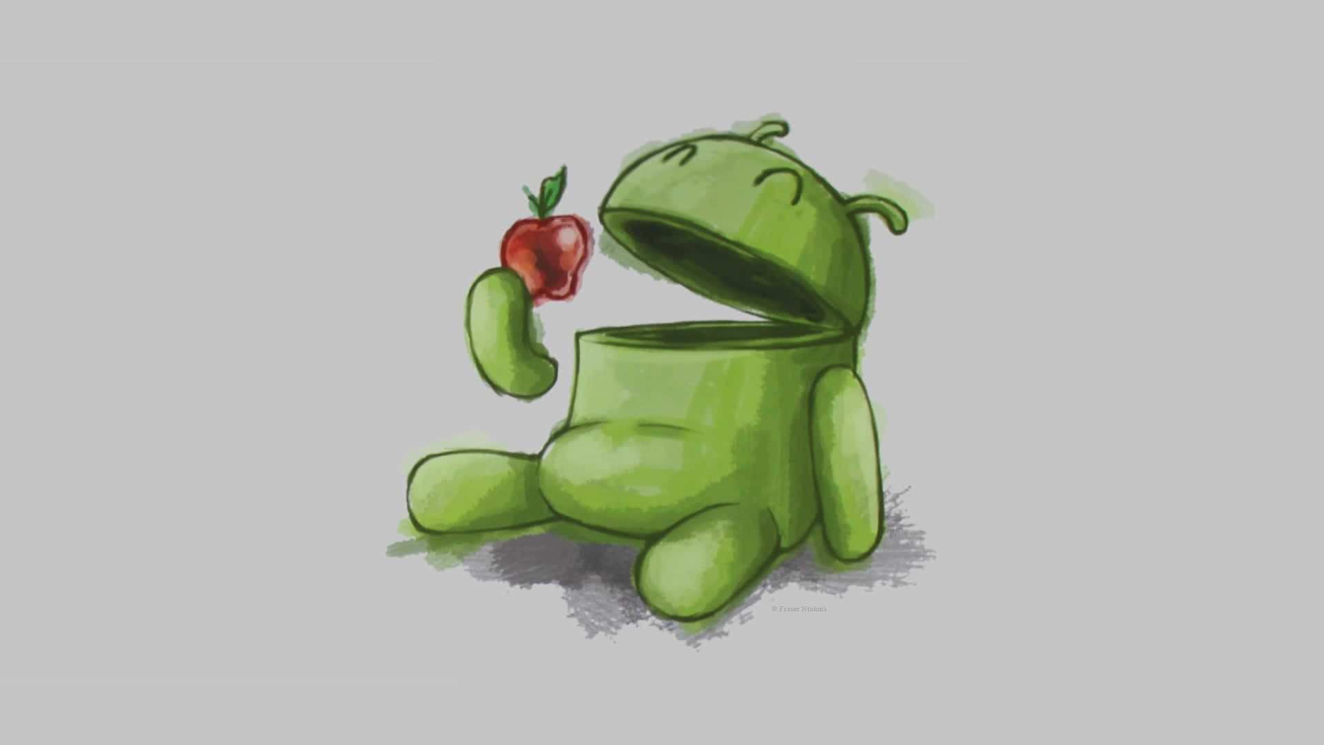 Apple Dominates Android In Competitive Tech World Background