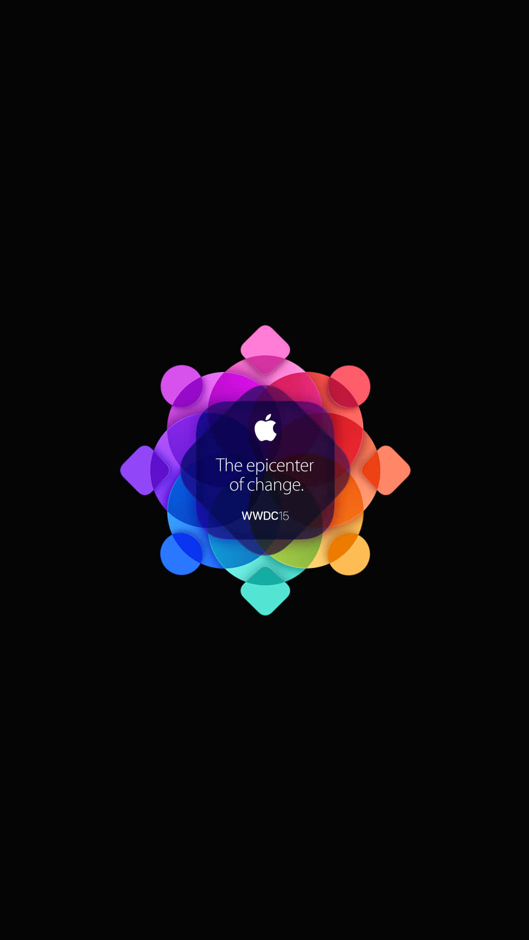 Apple Event Logo On A Black Background Background