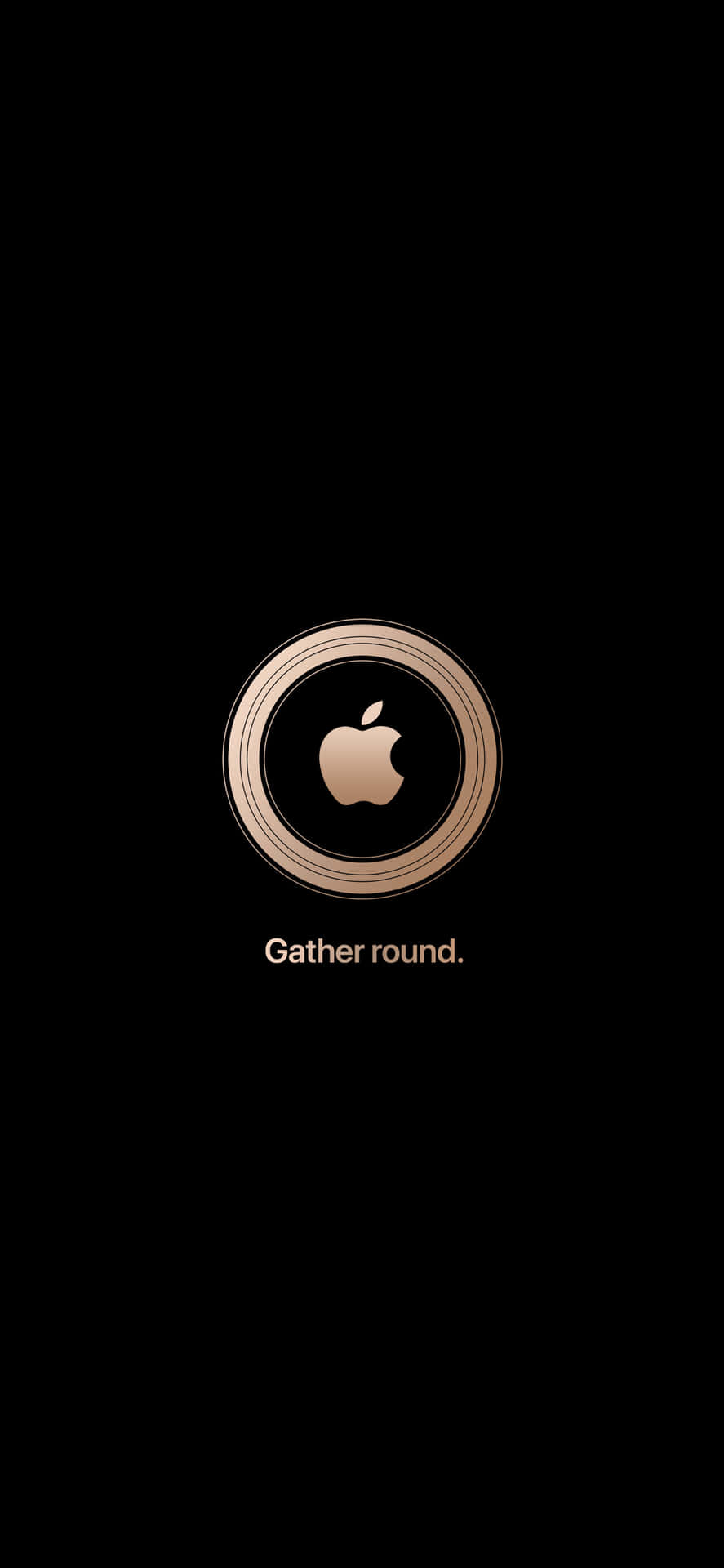 Apple Gather Round Event Invitation Background