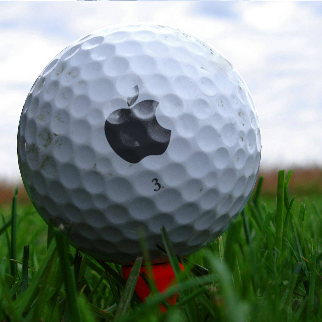 Apple Golf Ball Golfing Desktop