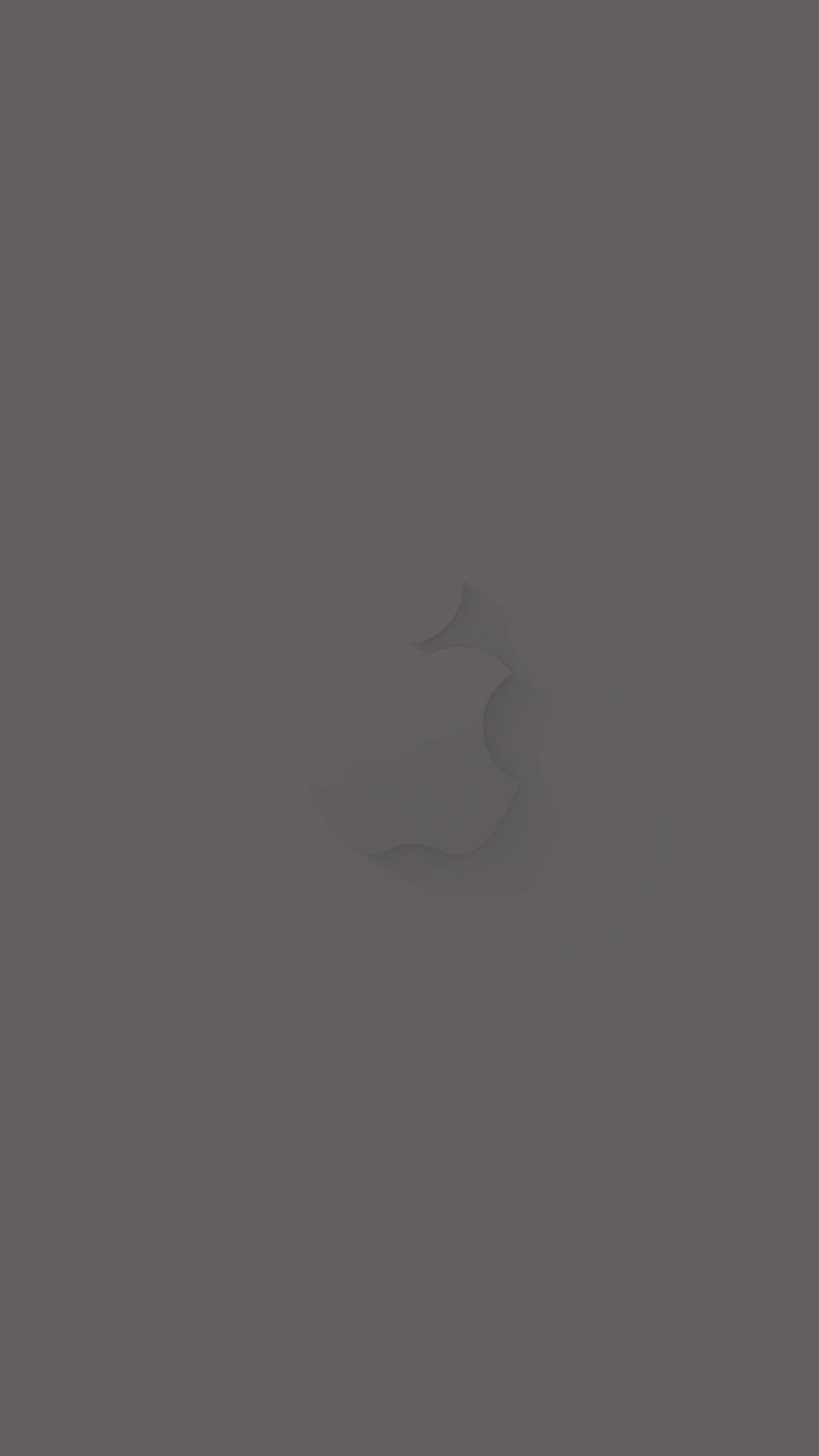 Apple In Solid Grey Background Background