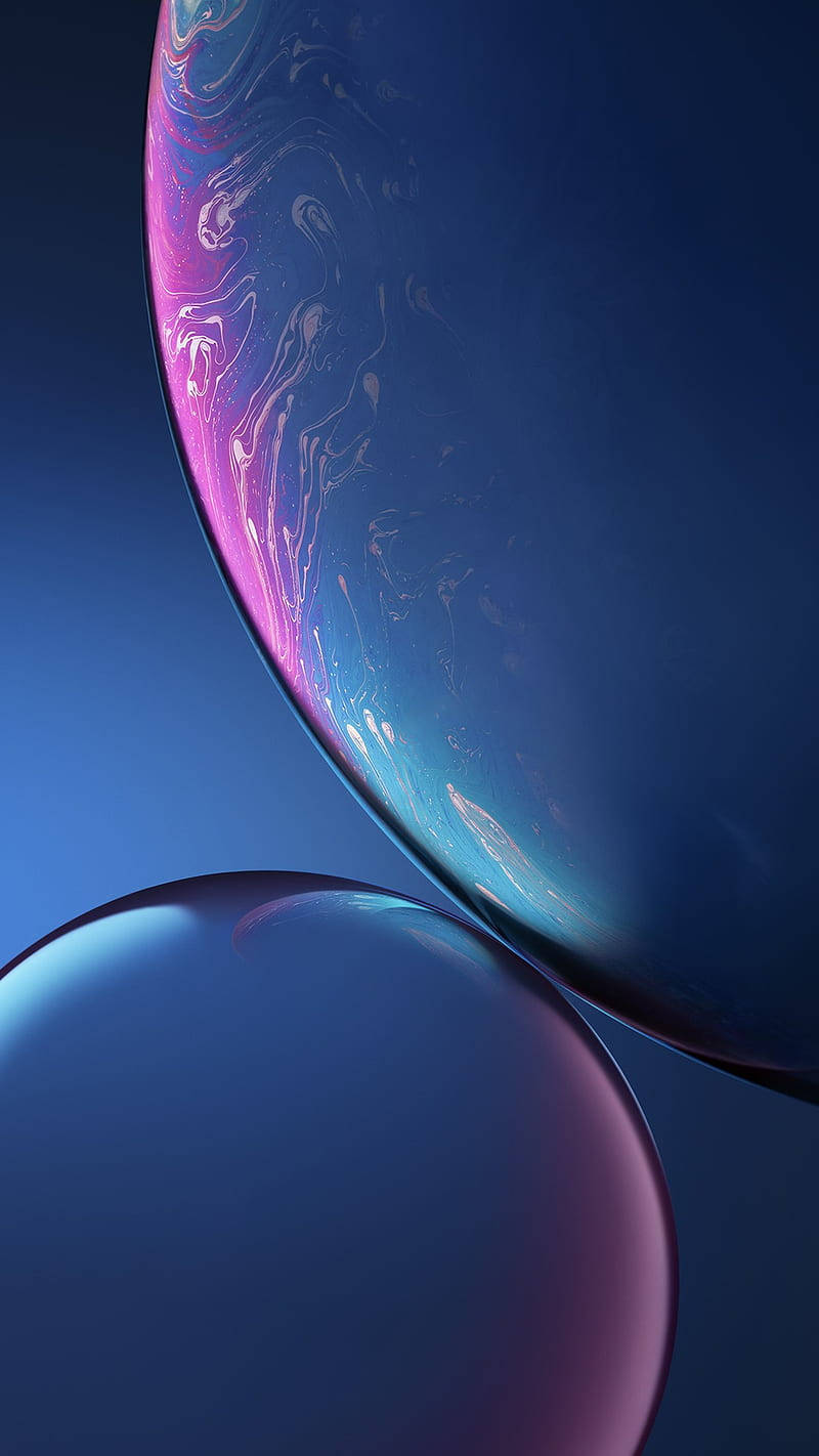 Apple Iphone Abstract Purple Round Pattern Wallpaper