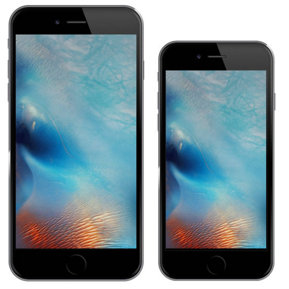 Apple Iphone Default 6s Colorful Waves