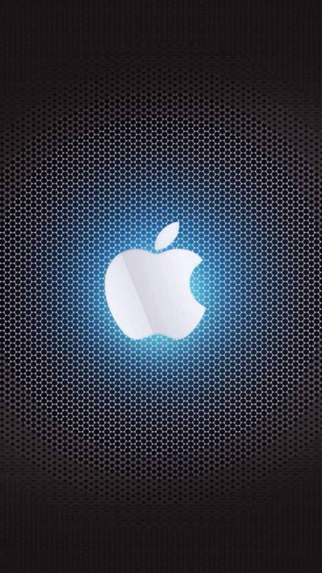 Apple Logo 4k In Digital Form Background