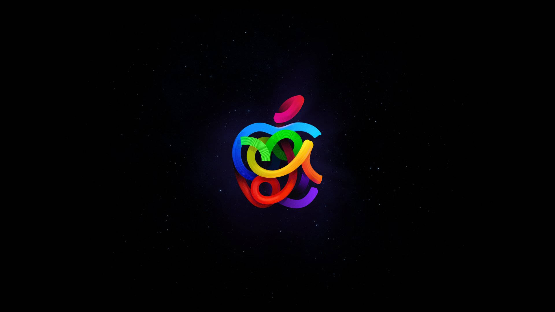 Apple Logo Abstract Background