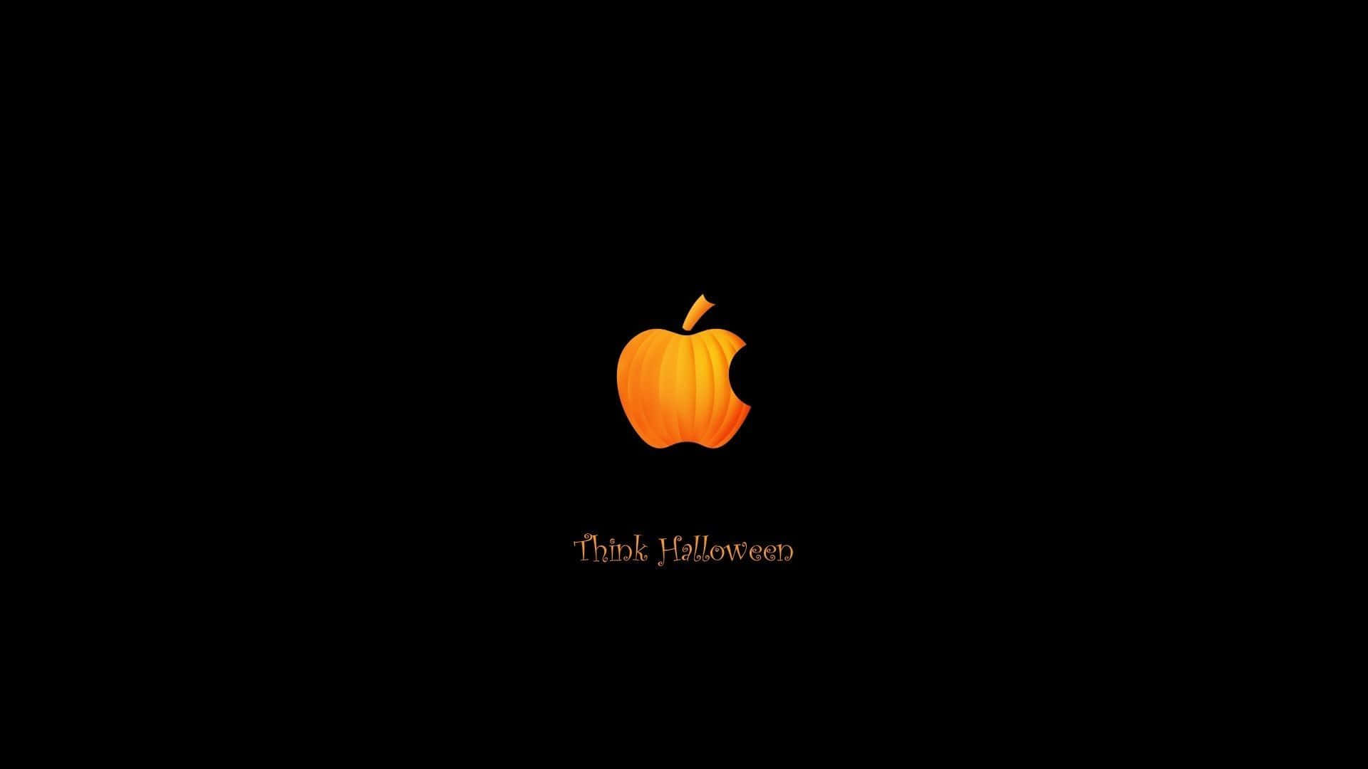 Apple Logo Halloween Macbook Background