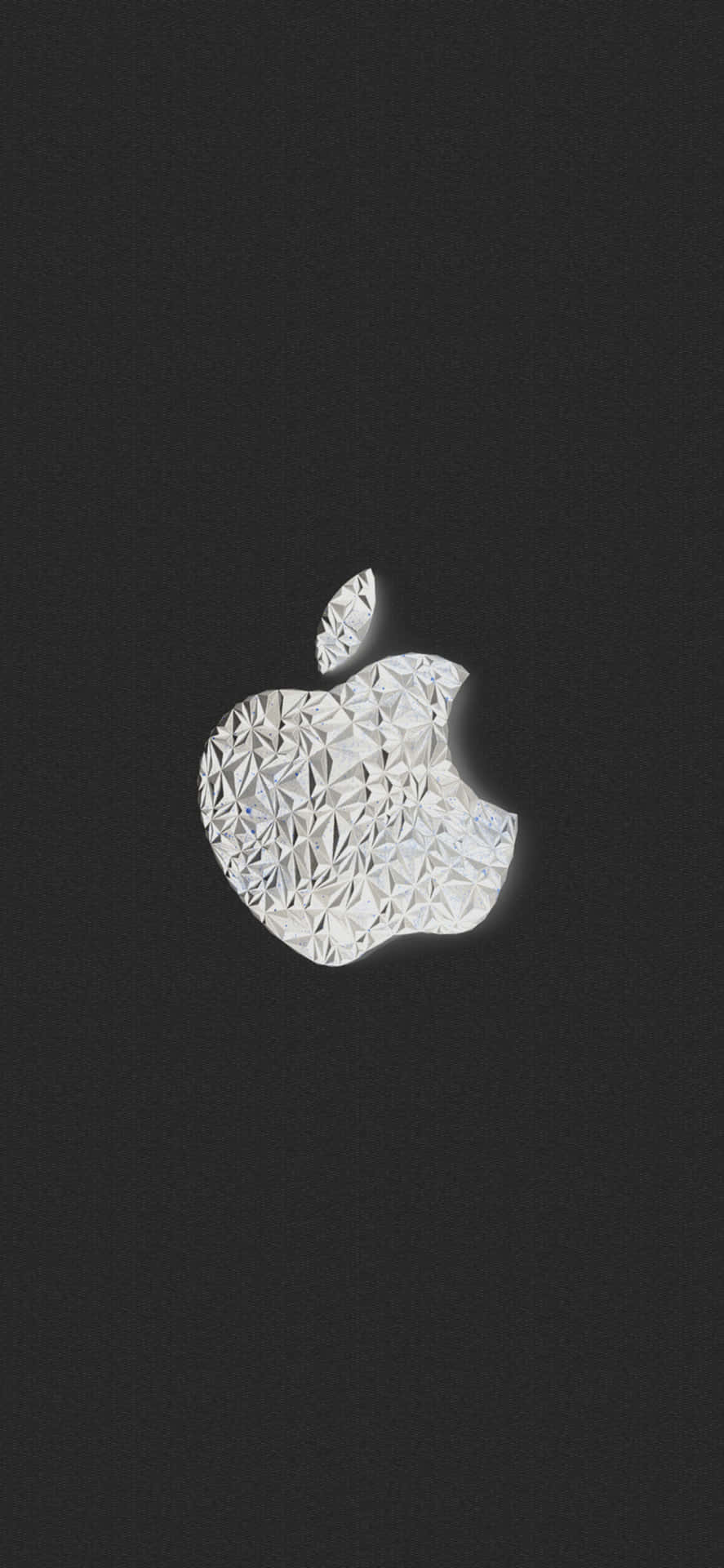 Apple Logo On Iphone X Background