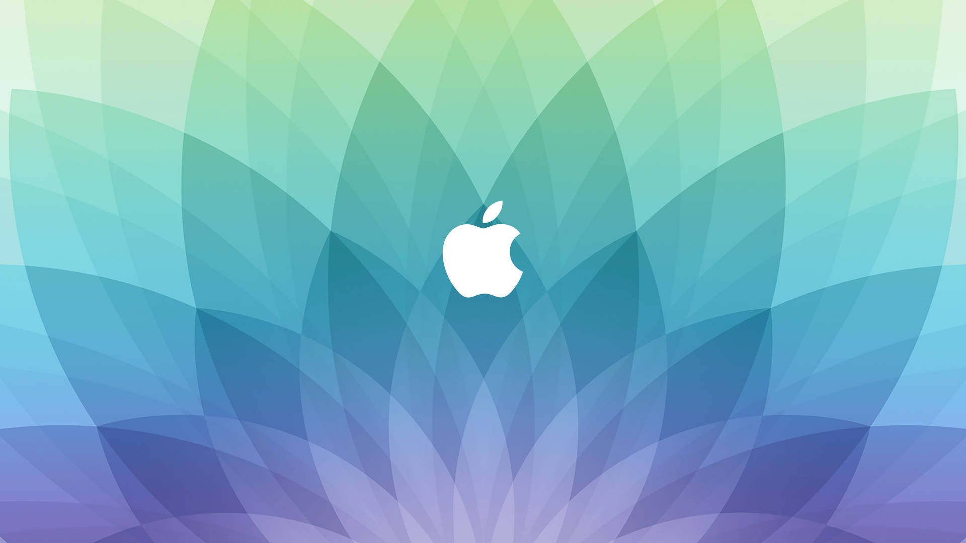 Apple Logo Spring Forward Flower Petals Background