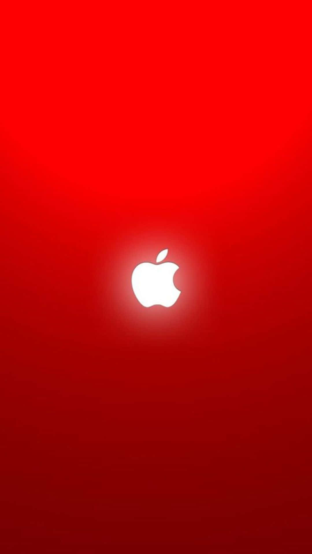 Apple Logo Wallpaper Red Background