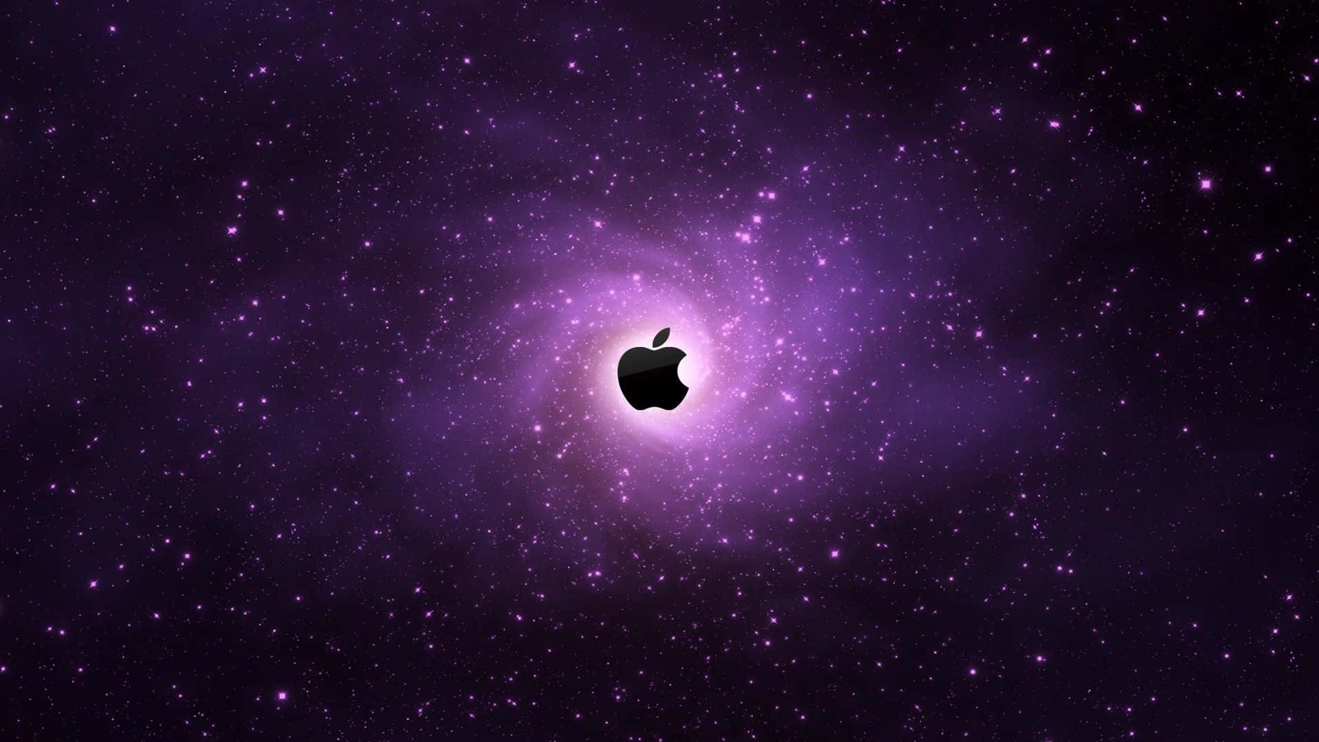 Apple Mac Desktop Purple Galaxy Background