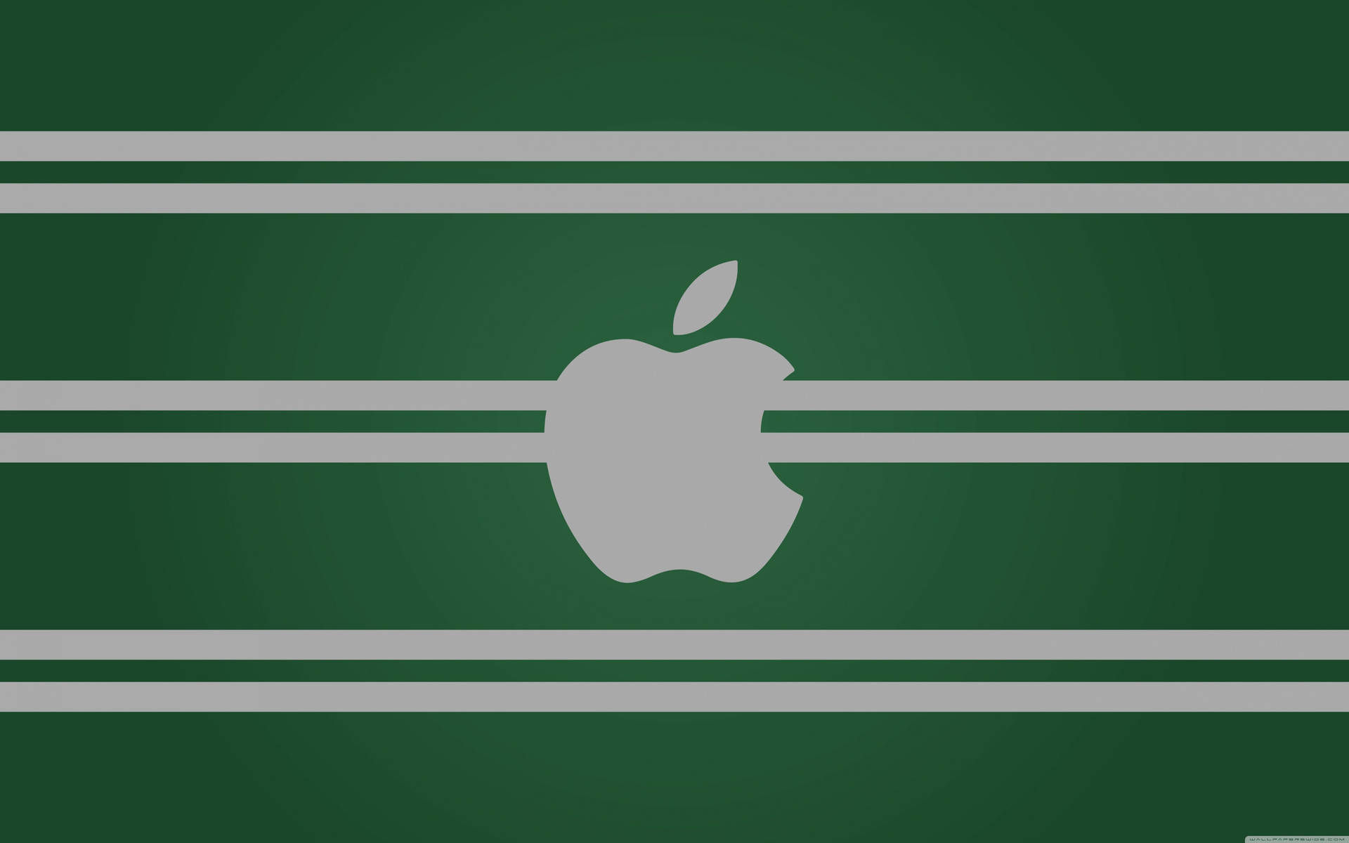 Apple On Slytherin Stripes Background