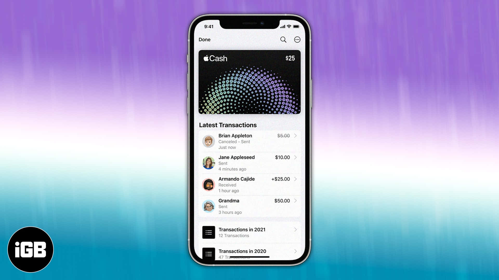 Apple Pay In Dark Mode Background