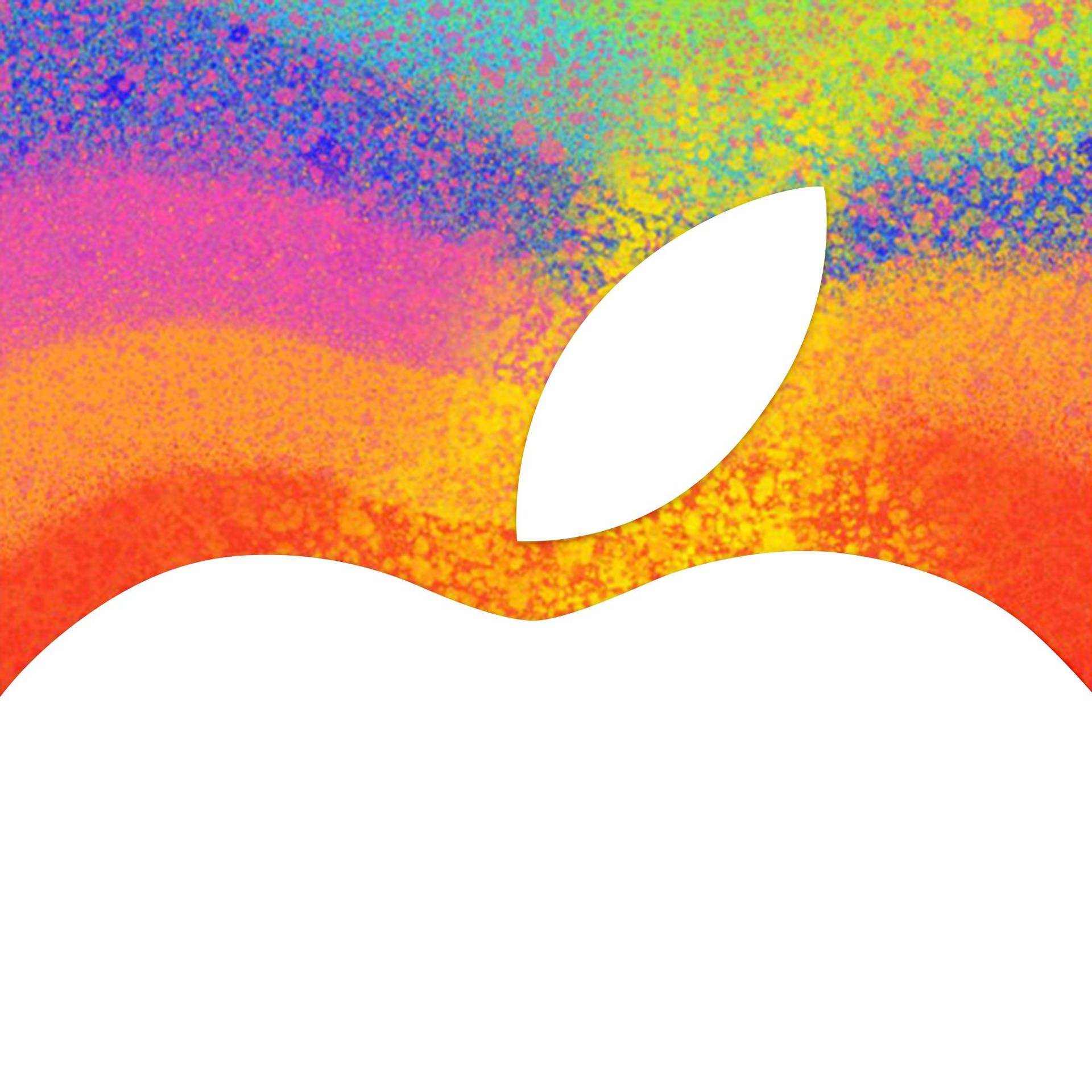 Apple Rainbow Art Ipad Mini Background