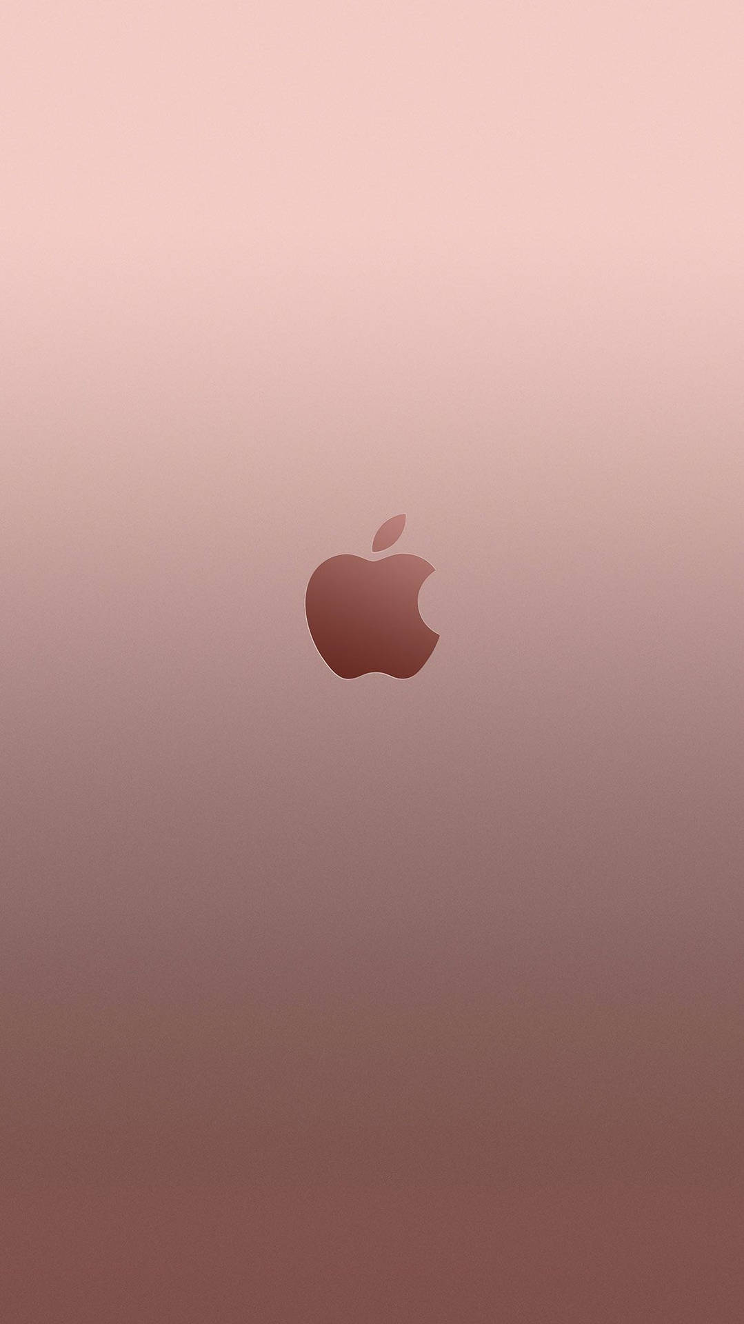 Apple Symbol Rose Gold Iphone Background