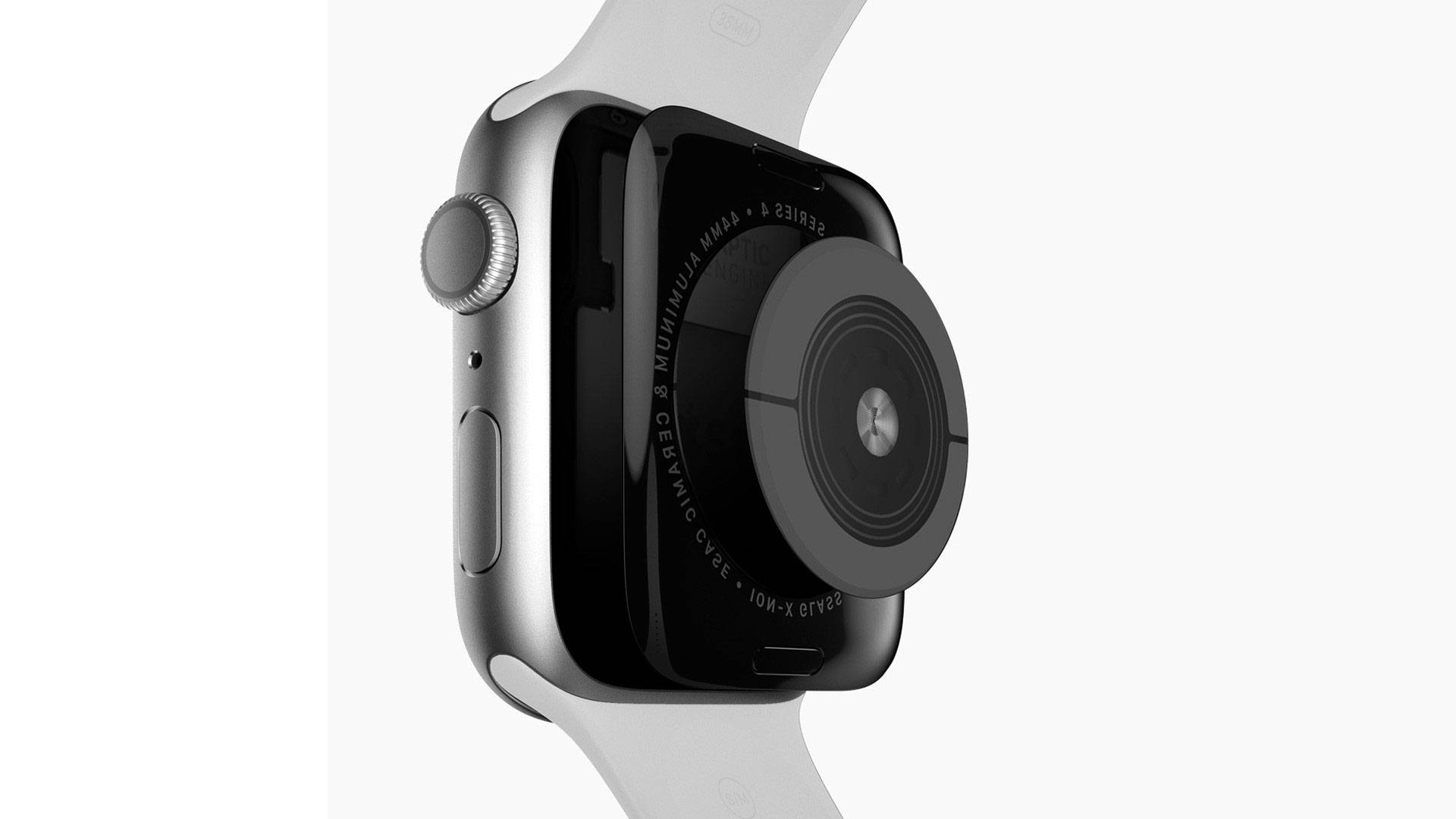 Apple Watch Dissected Parts Background