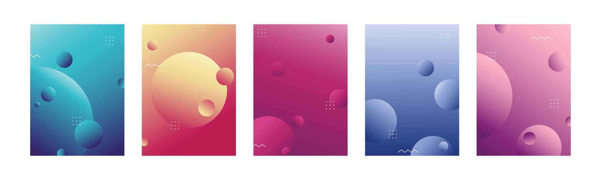 Applicable Colorful Circles [wallpaper] Background