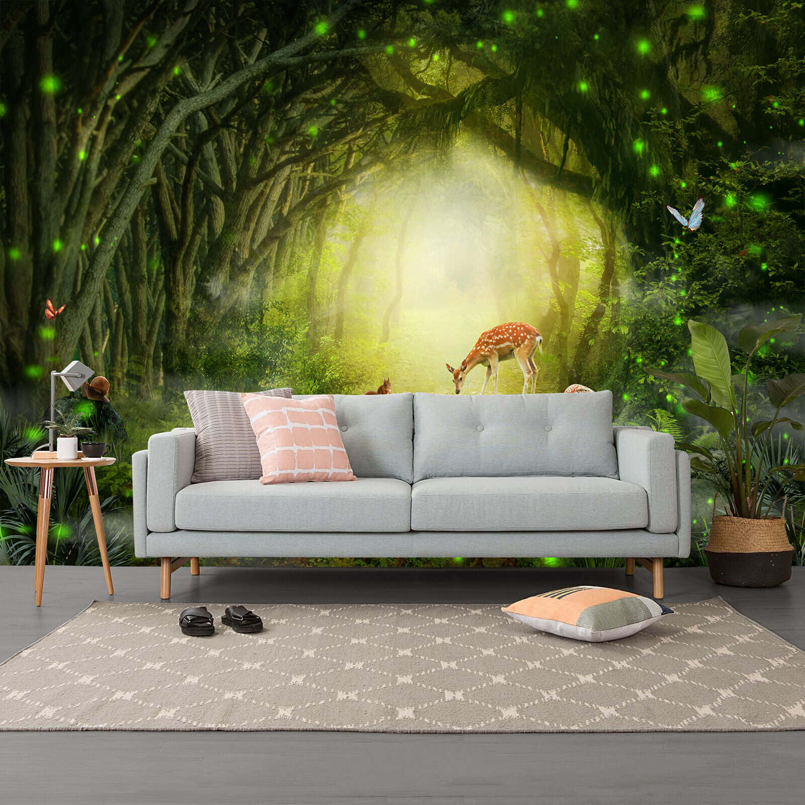 Applicable Gray Couch [wallpaper]