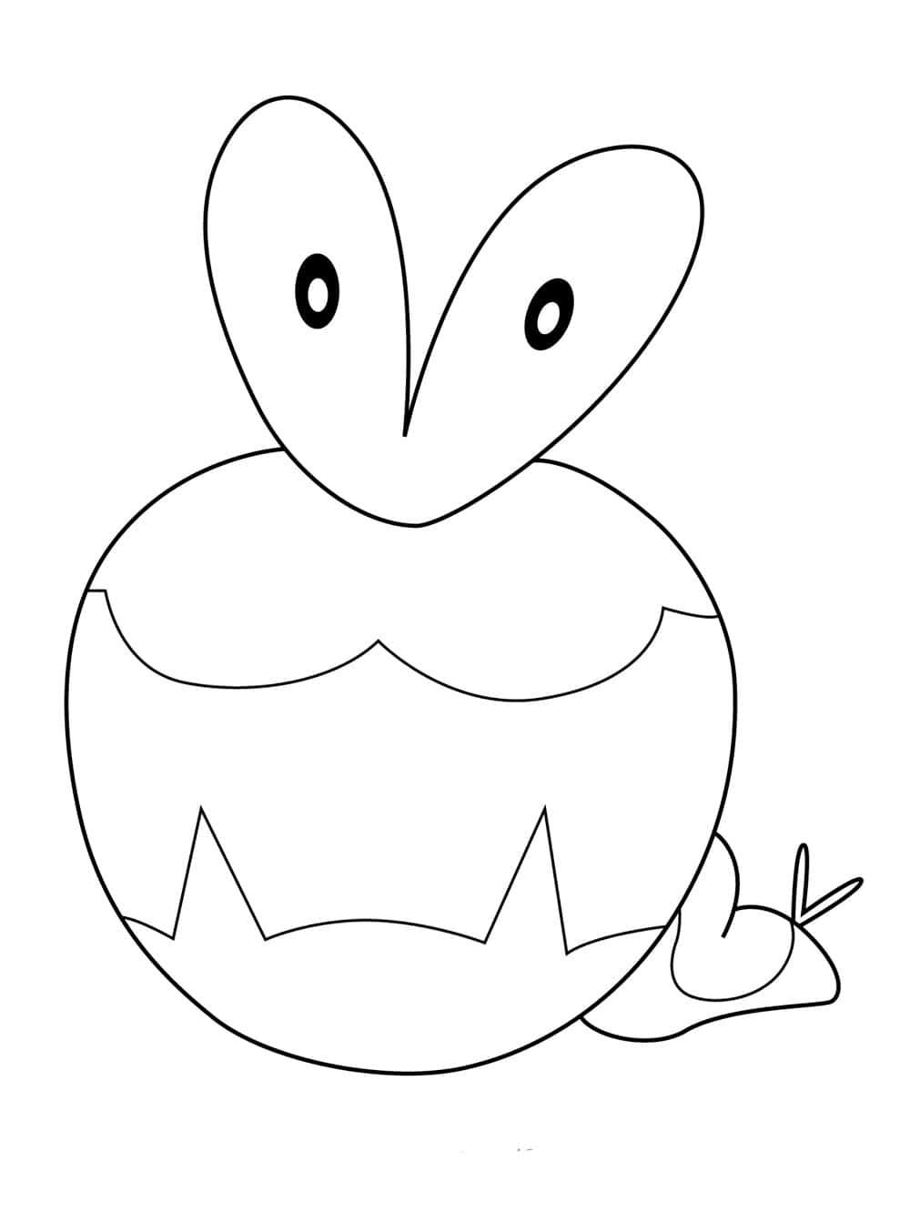 Applin Line Art Background