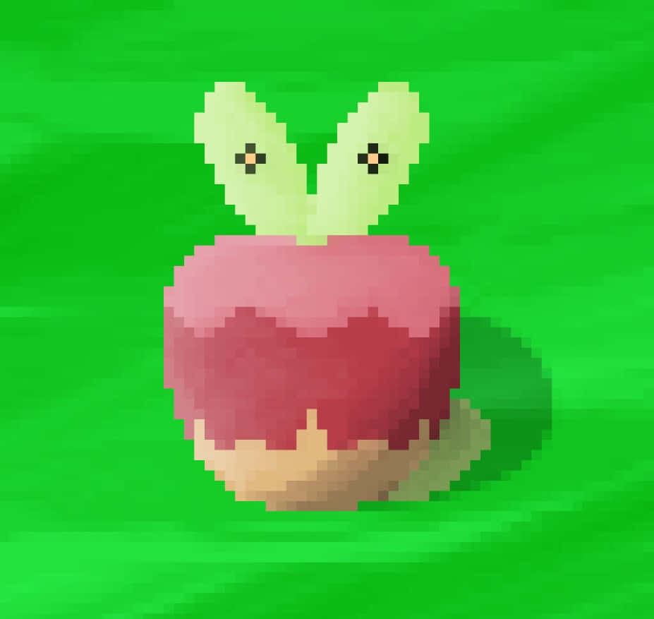 Applin Pixel Art Background