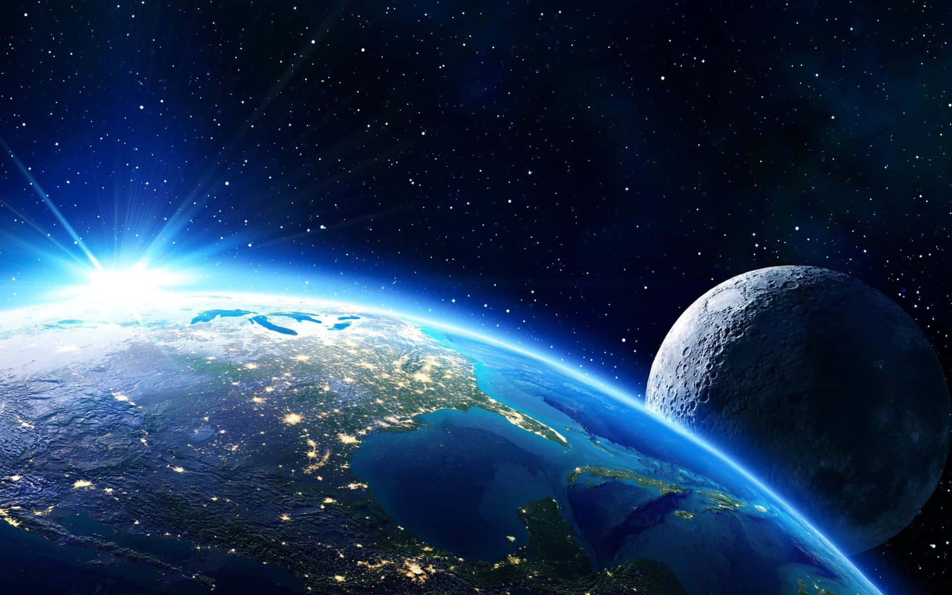 Appreciating The Delicate Beauty Of Our Planet, Earth, From Outer Space. Background