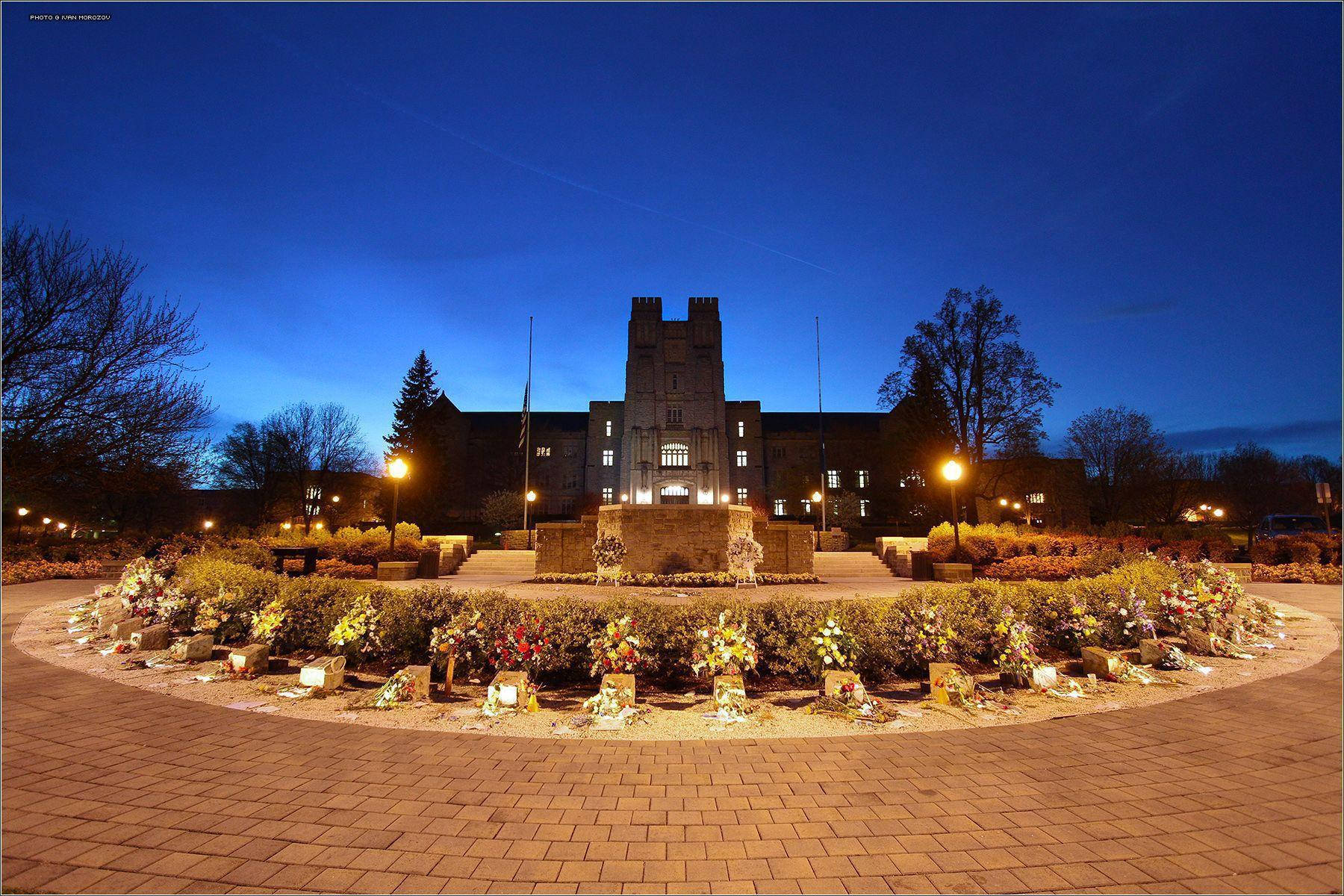 April 16 Memorial Monument Virginia Tech Background