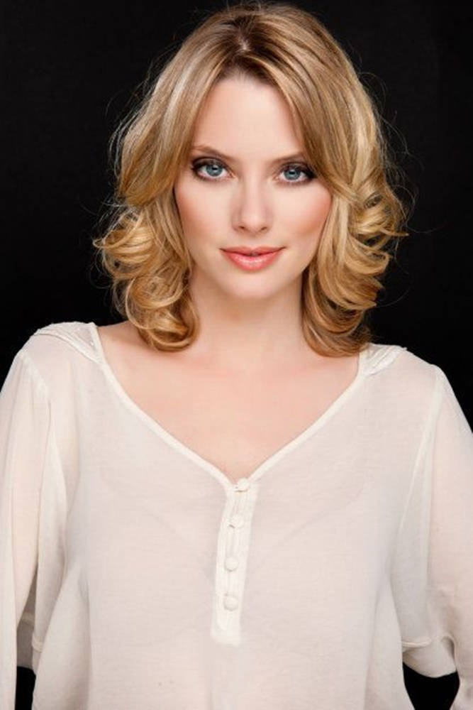 April Bowlby In A See-through Top