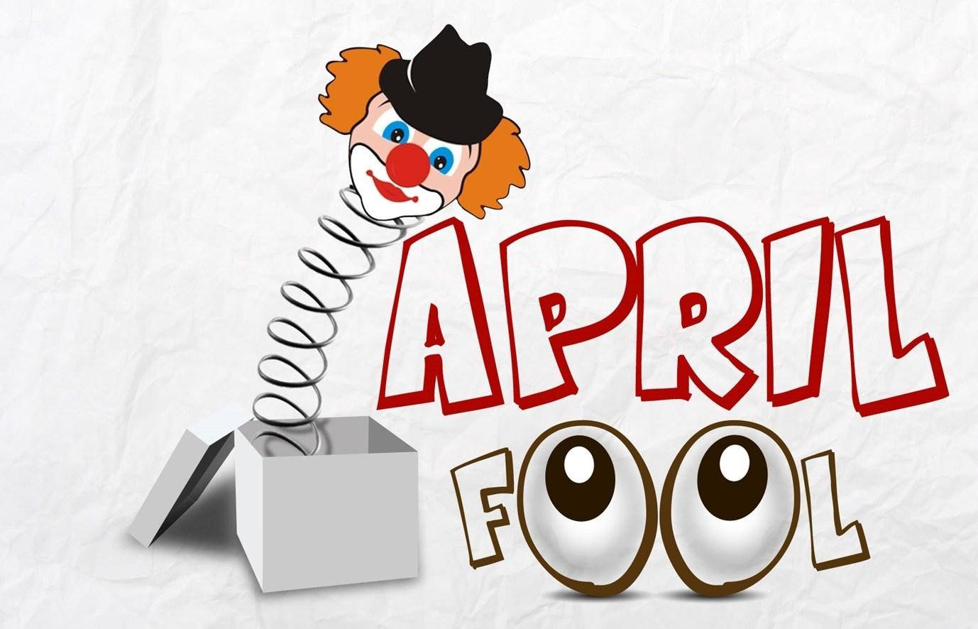 April Fools Day Clown Background