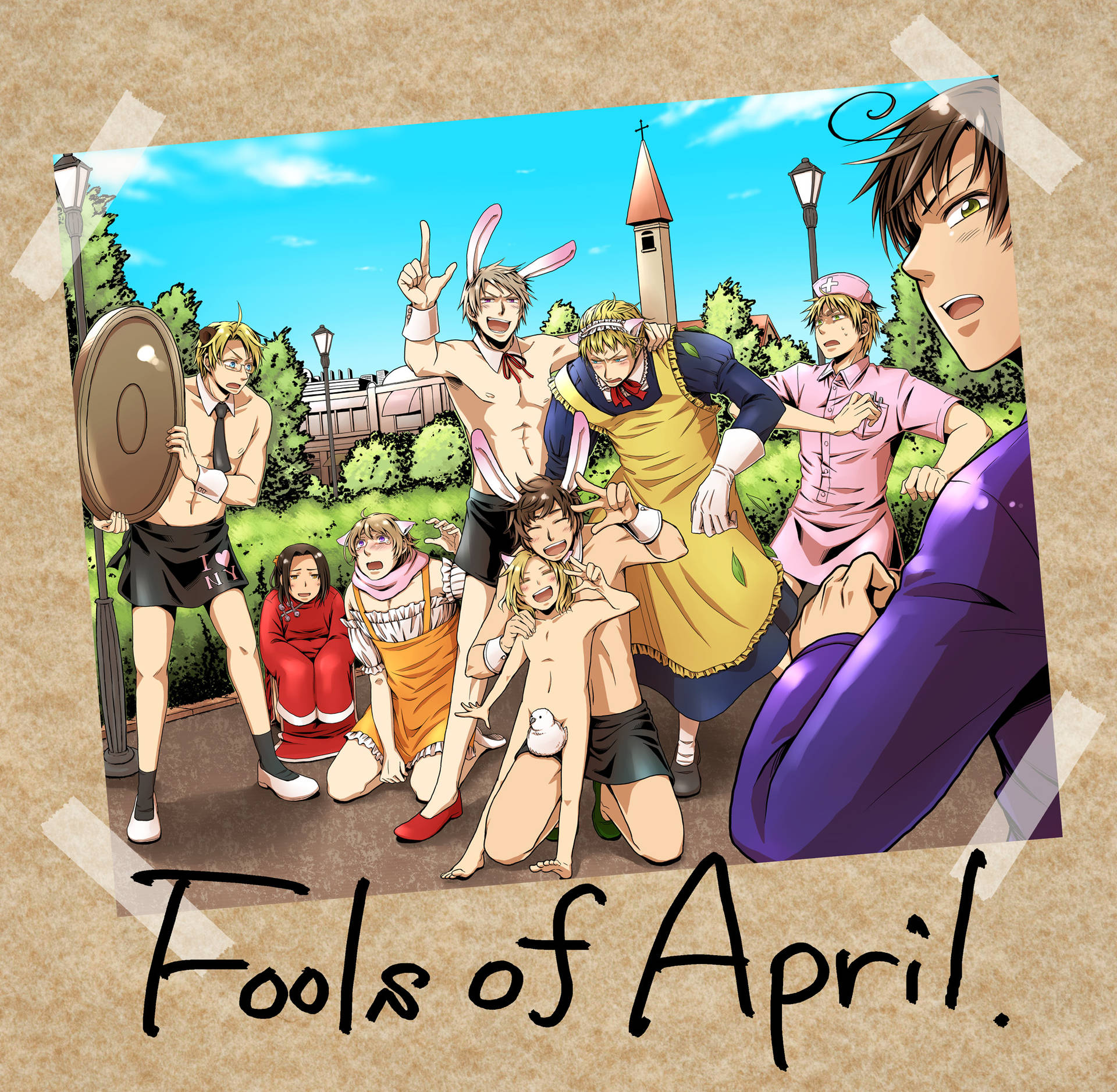 April Fools Day Hetalia: Axis Powers Background