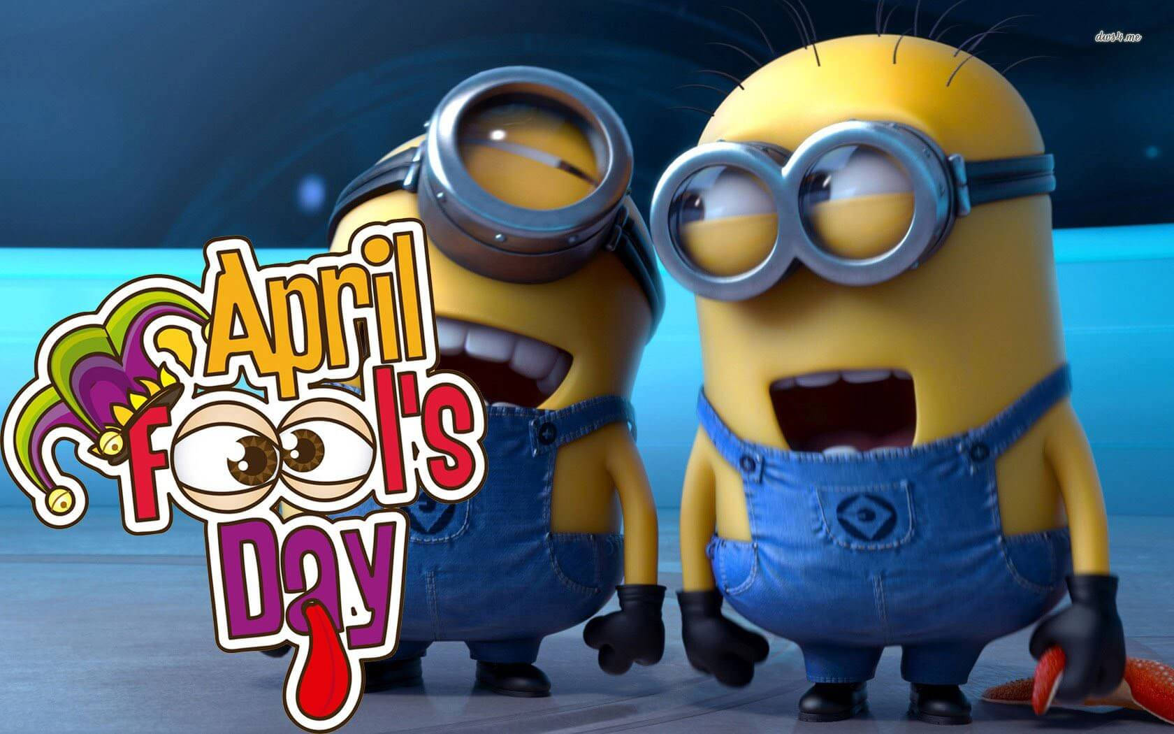 April Fools Day Minions Background