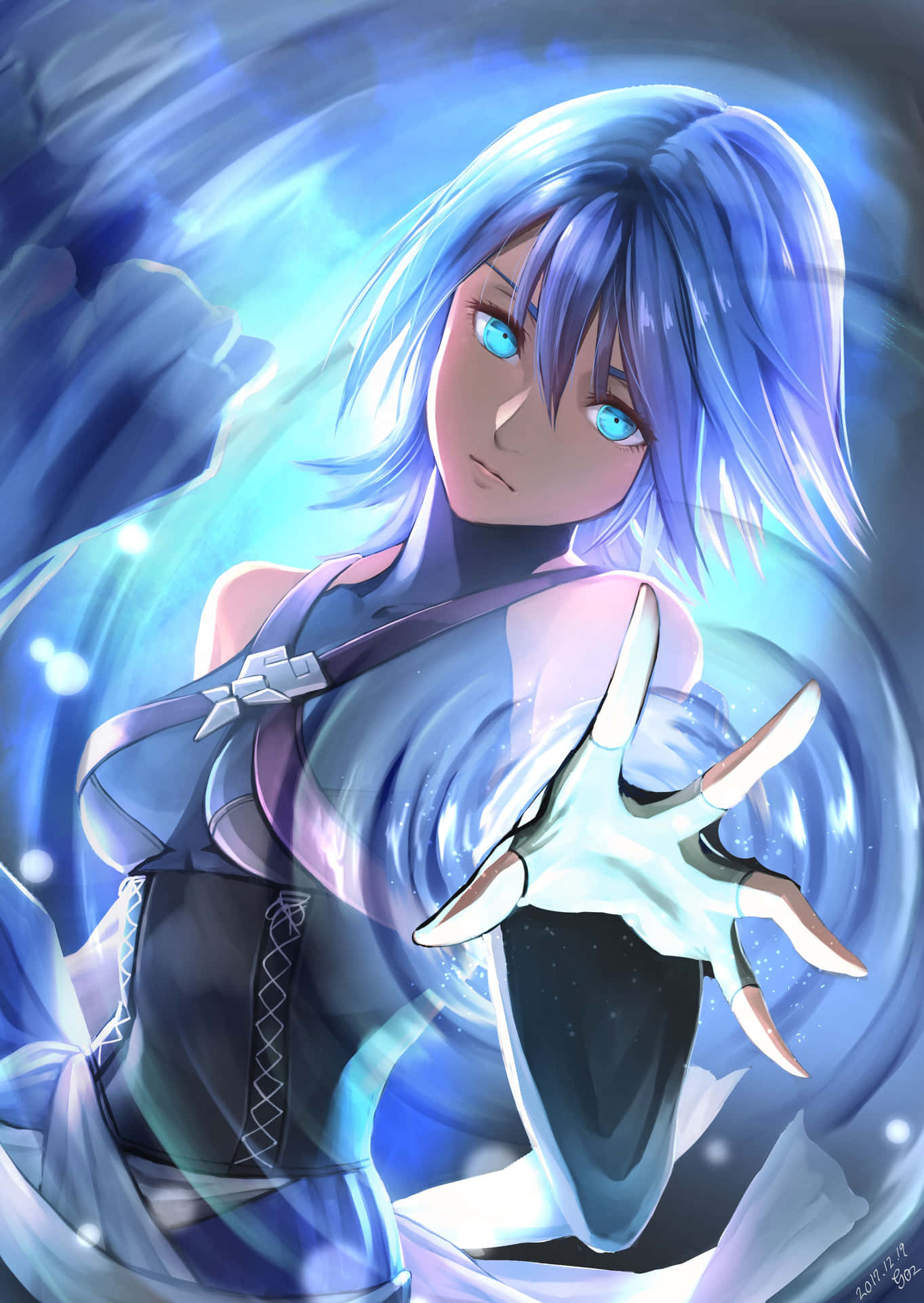 Aqua, A Beloved Protagonist From The Kingdom Hearts Franchise.