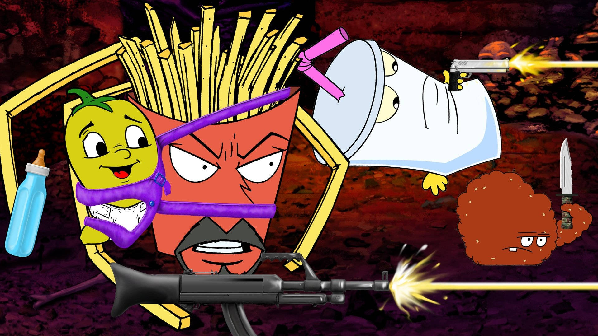 Aqua Teen Hunger Force In Action