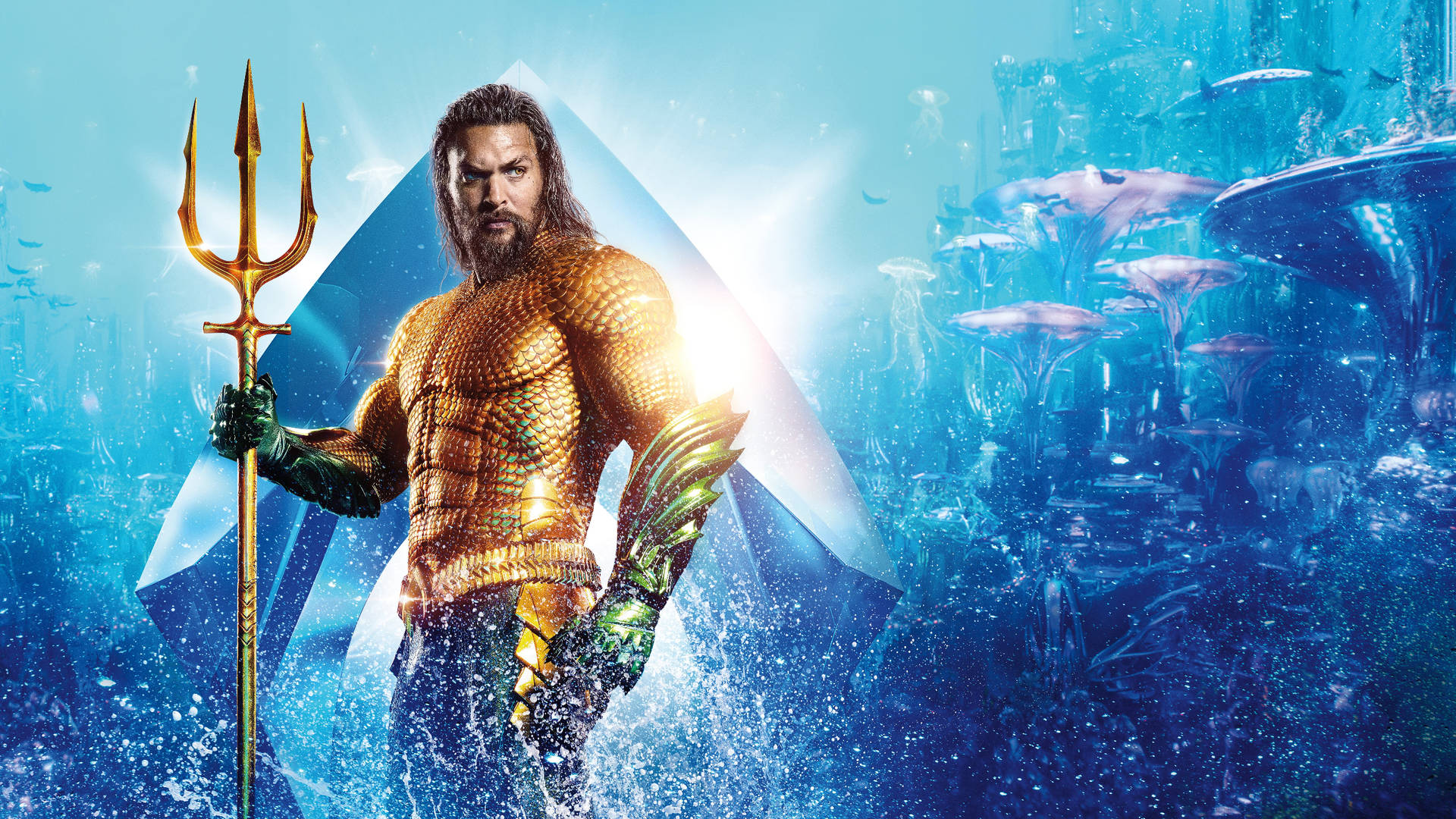 Aquaman Digital Movie Cover Background