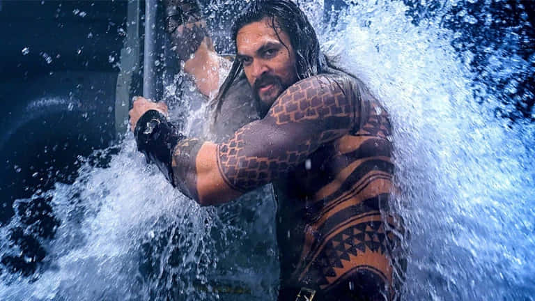 Aquaman On Waves Movie