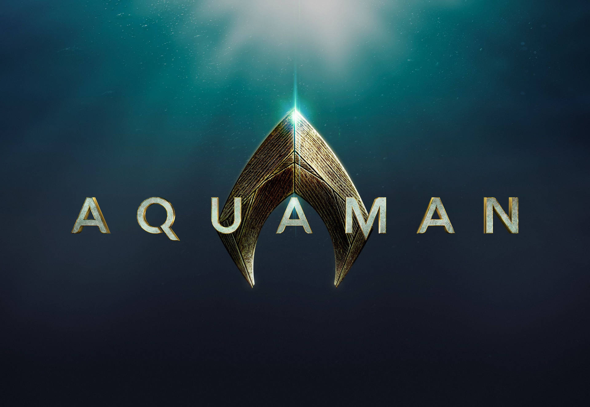 Aquaman Symbol Logo Background