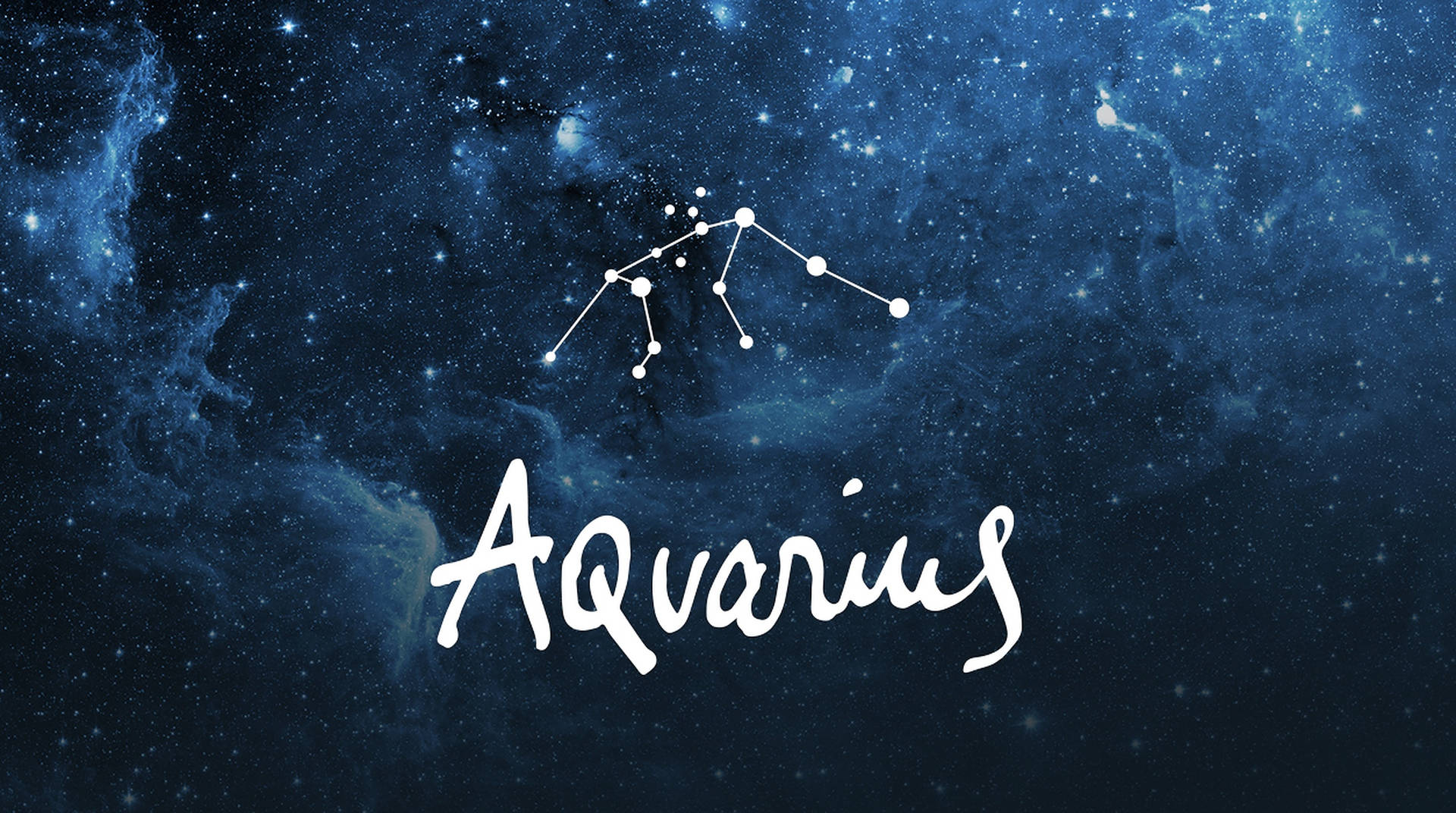 Aquarius Zodiac Night Sky