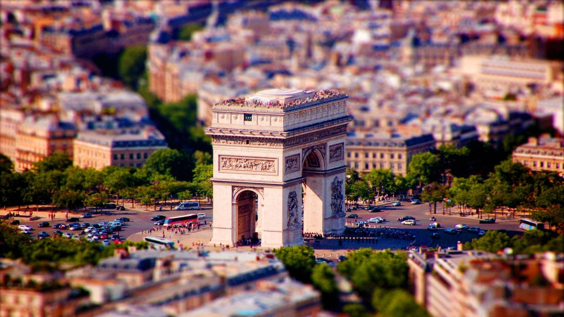 Arc De Triomphe Paris Background