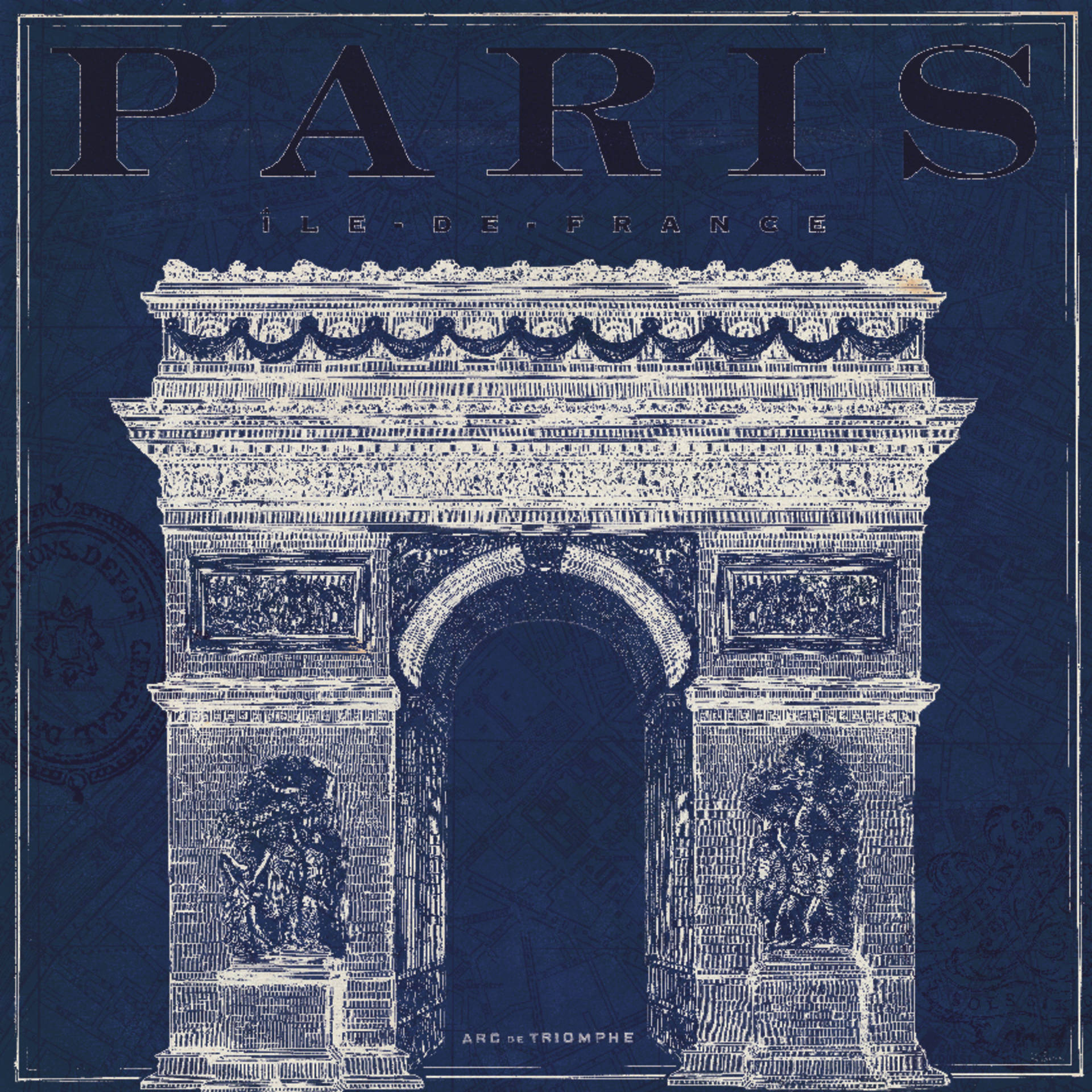 Arc De Triomphe Parts Book Background