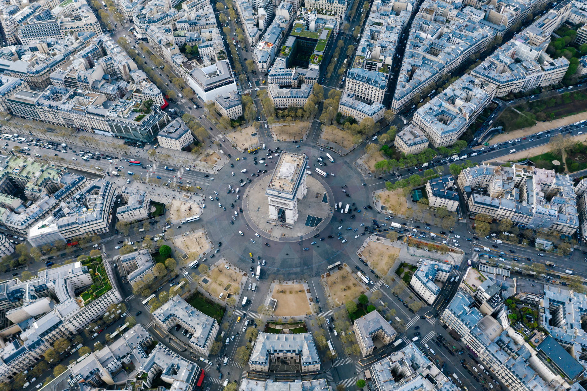 Arc De Triomphe Place Charles Background