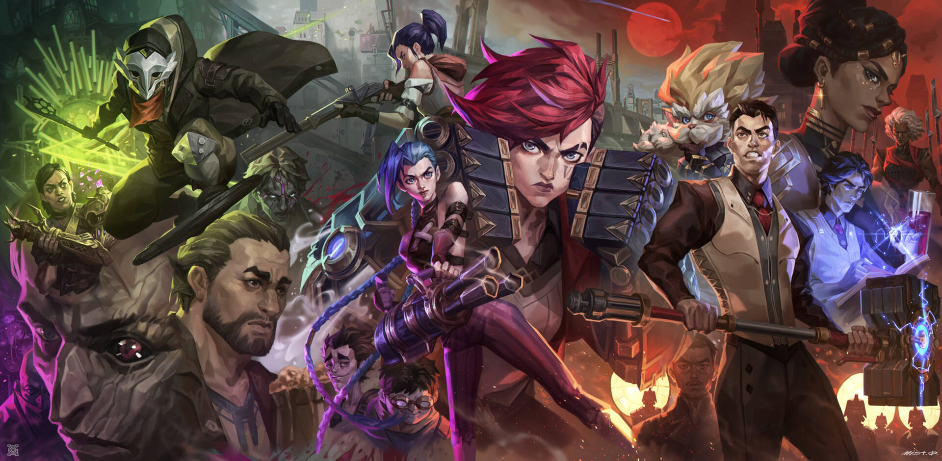 Arcane League Of Legends Characters Background