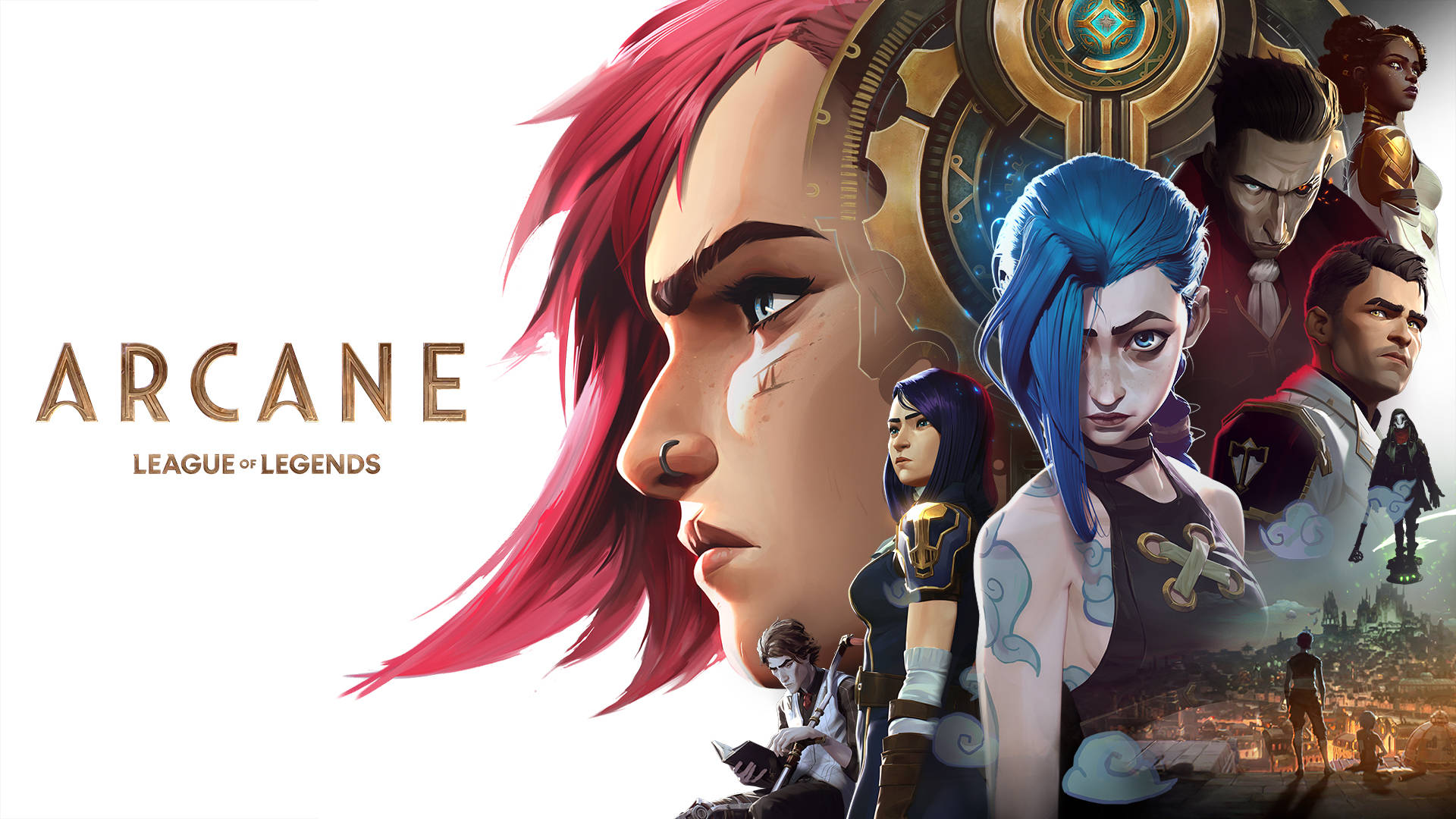 Arcane League Of Legends Original Poster Background