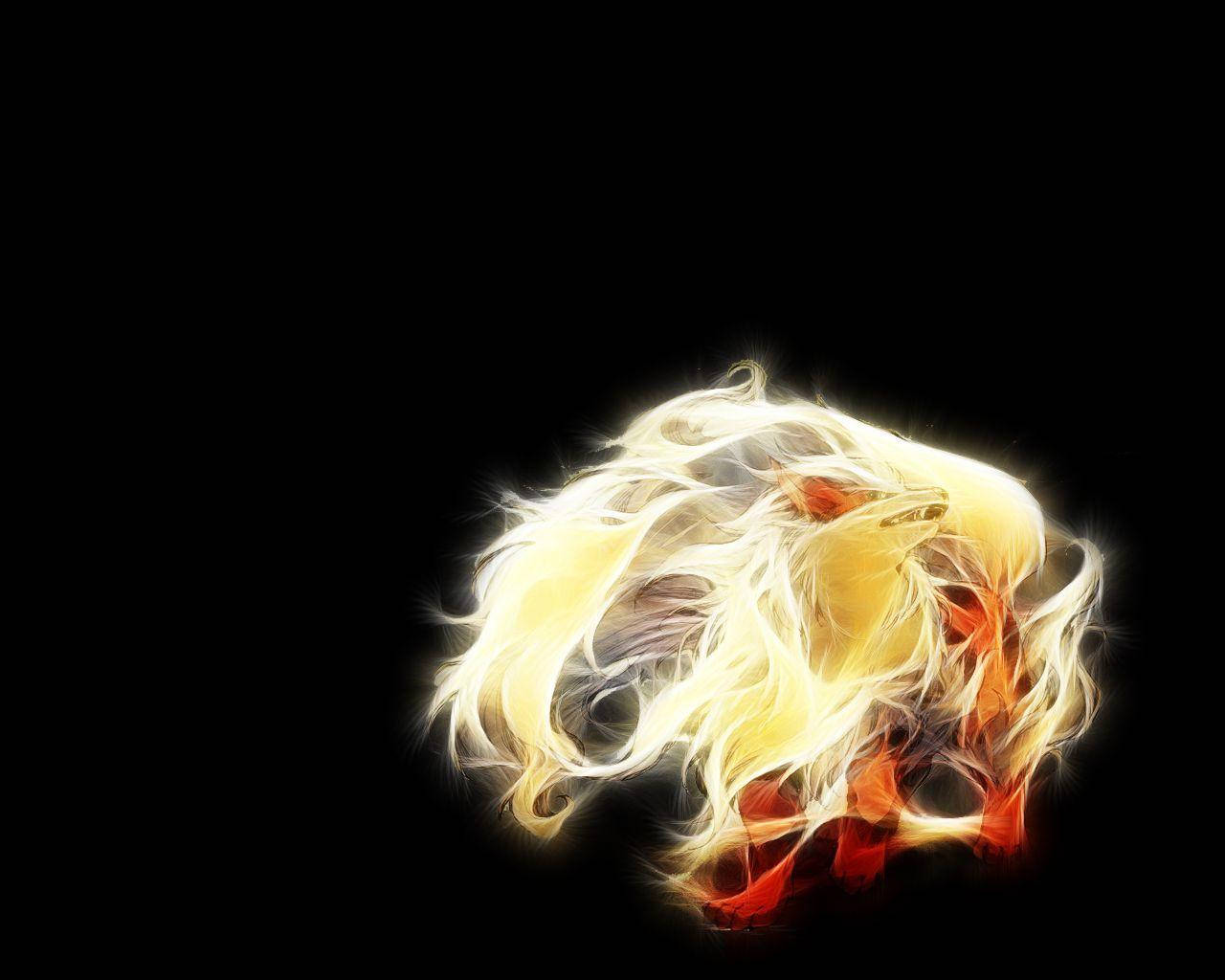 Arcanine Glowing Mane Lines