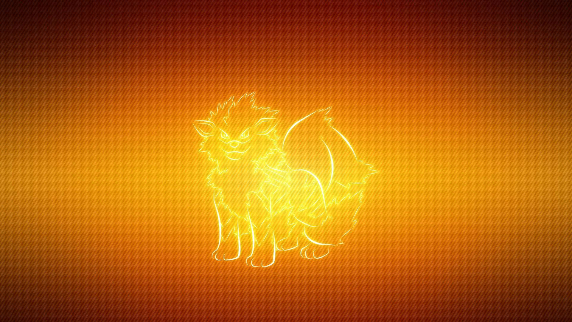 Arcanine Glowing Outline