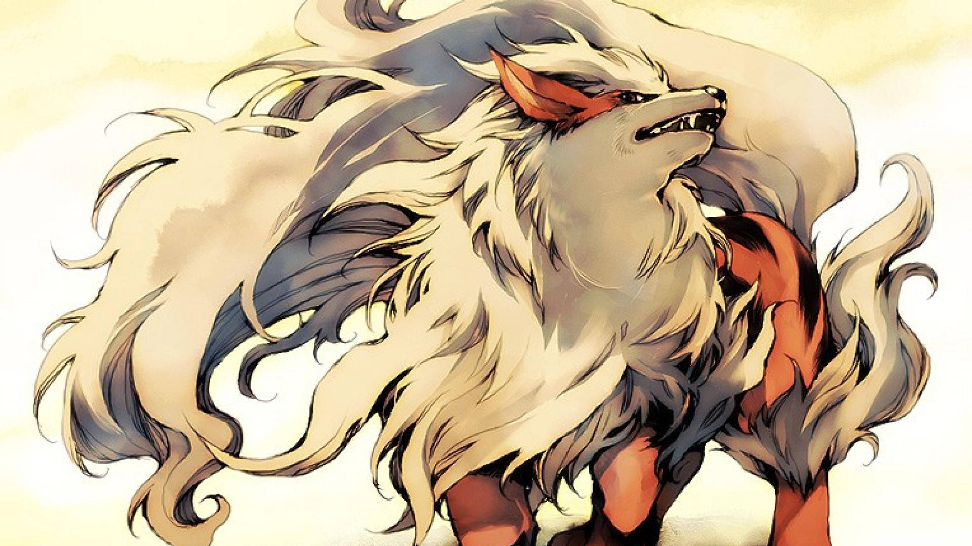 Arcanine Long Fur Artwork