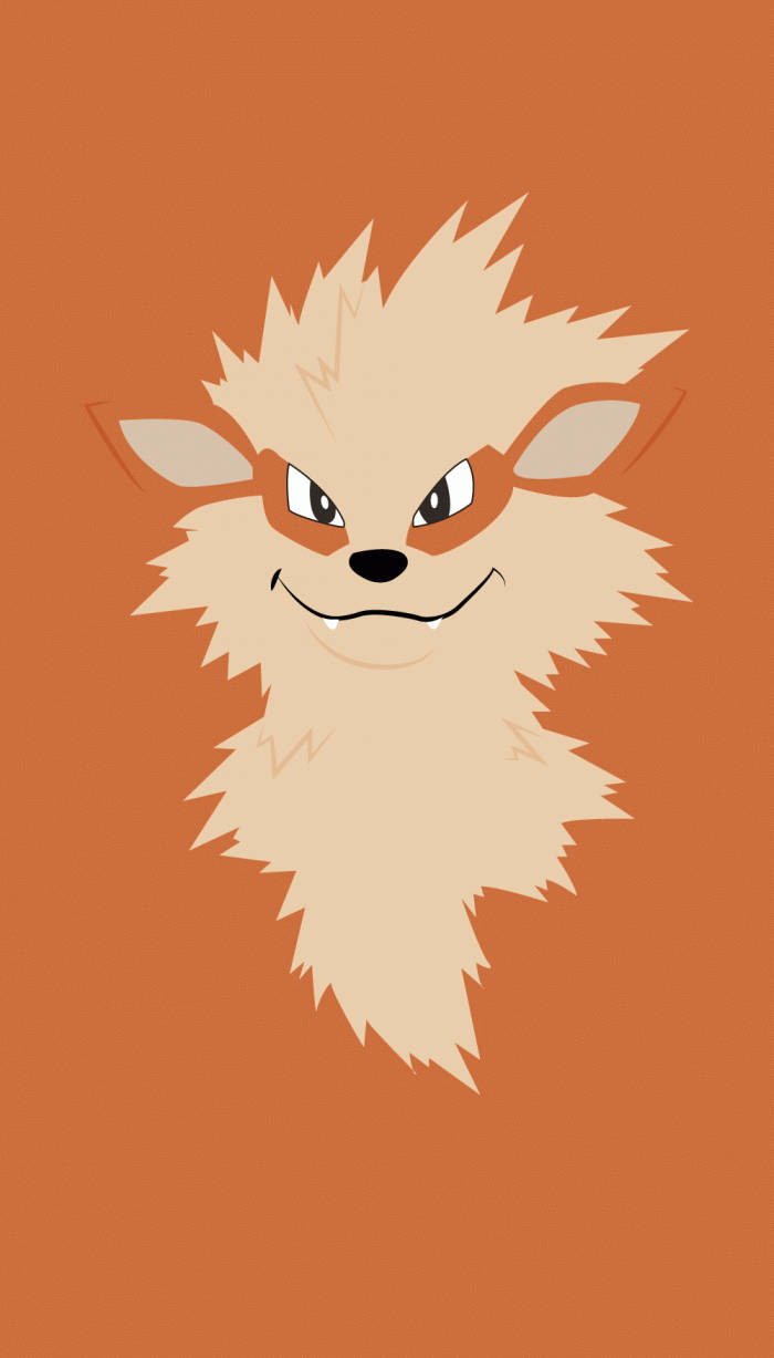 Arcanine Phone Head Mane Orange