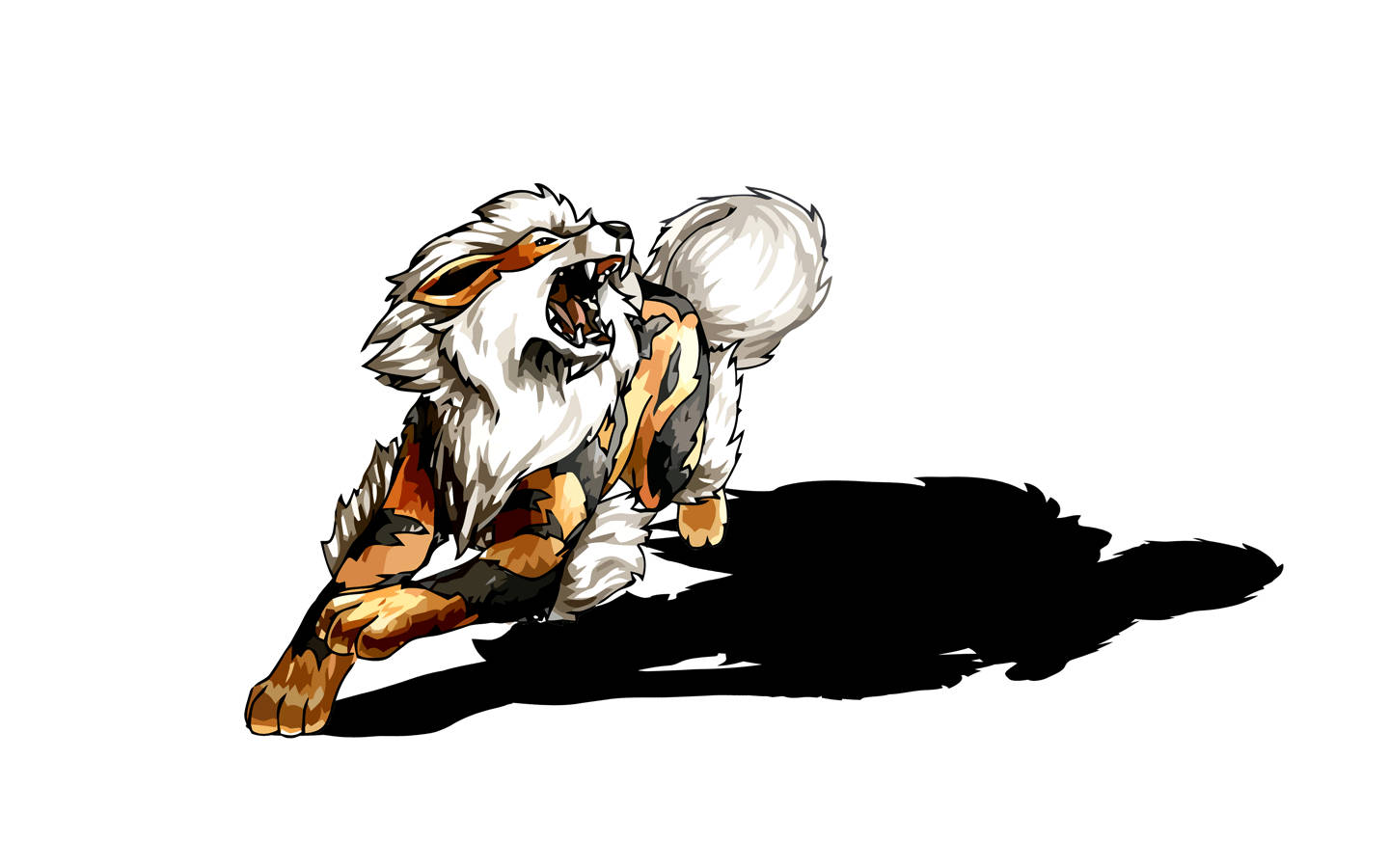 Arcanine Roaring Shadow