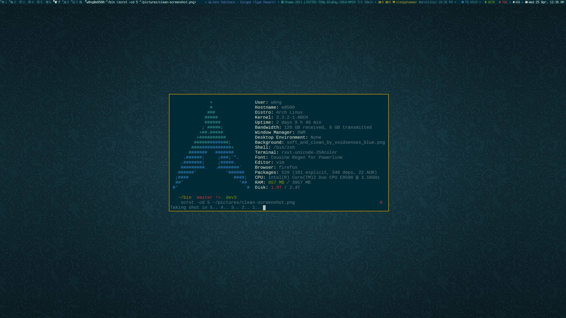 Arch Linux Installation Hd Background