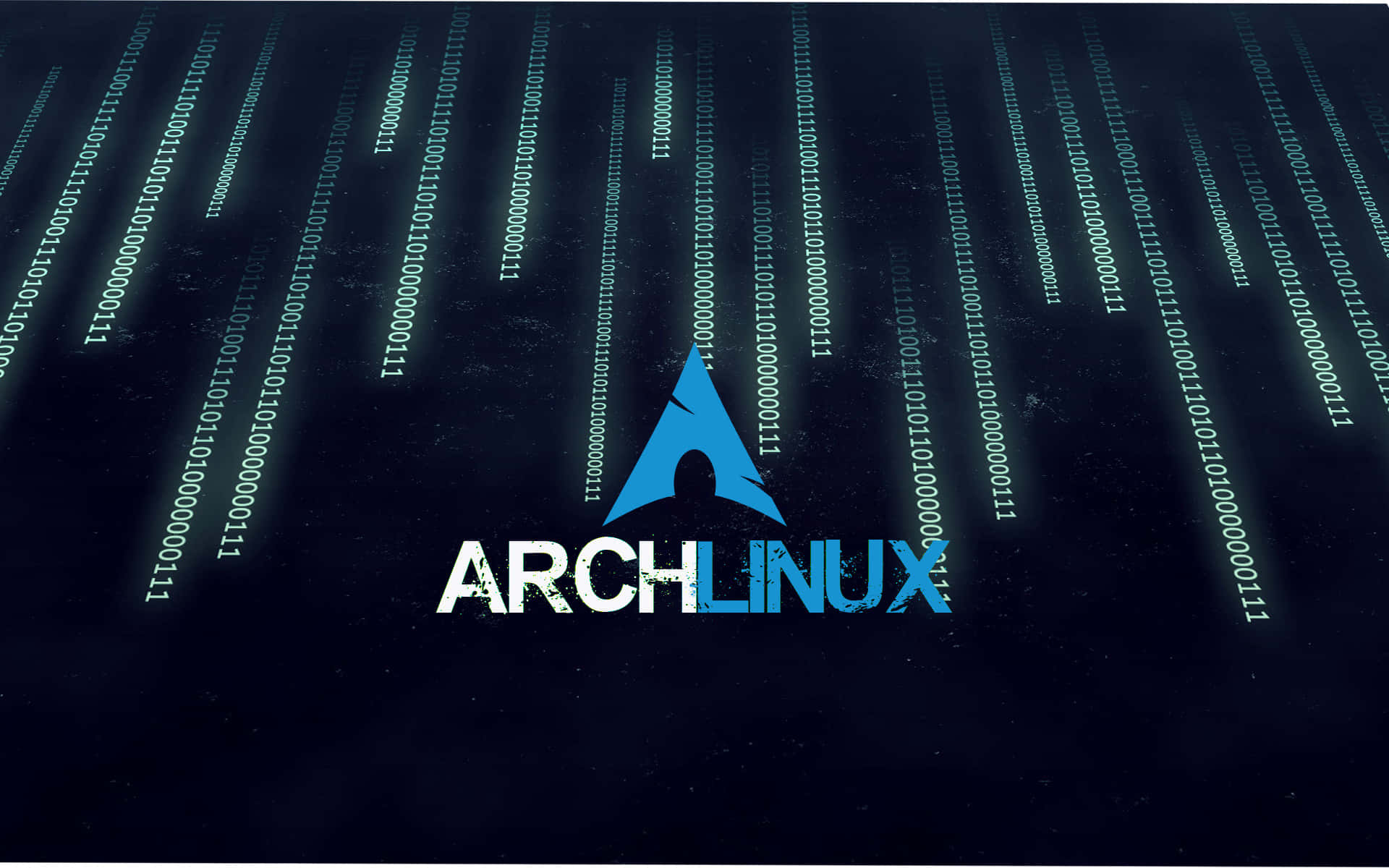 Arch Linux Powered Workspace Environment Background