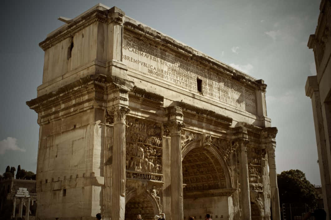Arch Of Constantine Vintage Photo Background