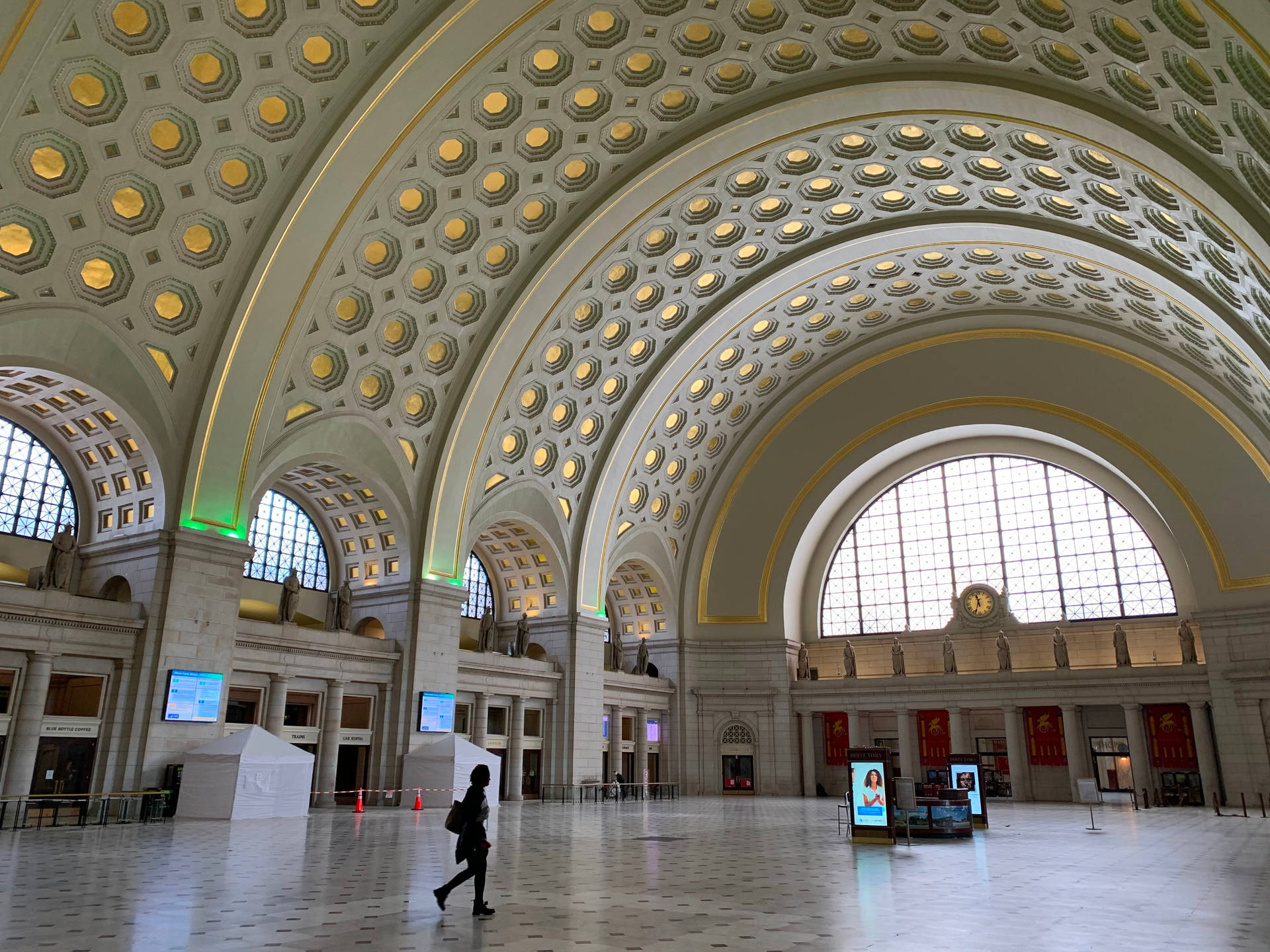 Arched Ceiling Of Union Station