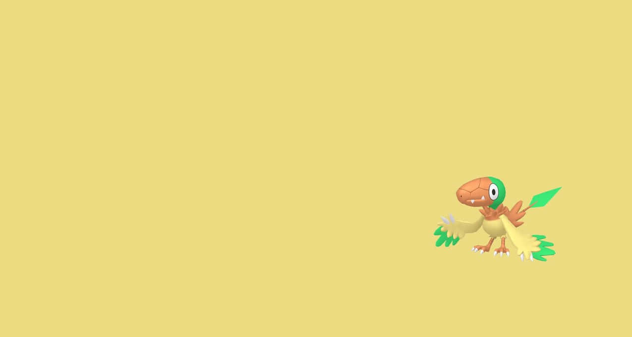 Archen On Yellow Background